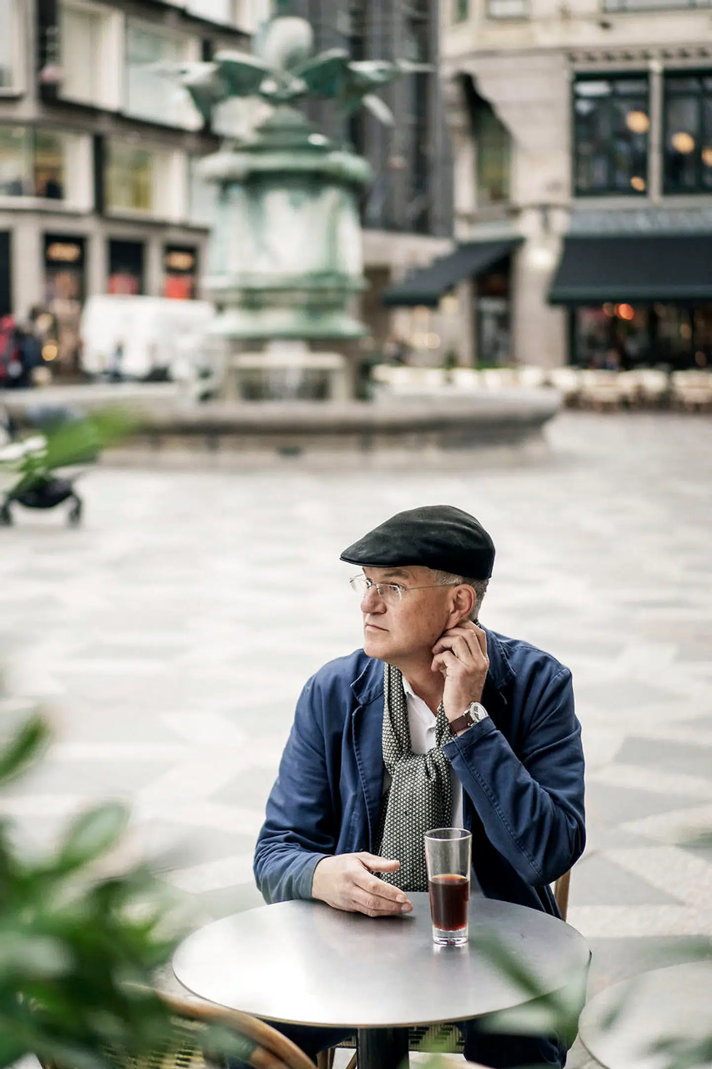 Jens Nørgaard har boet en årrække i Indre By, men flyttede til Frederiksberg for flere årtier siden. Til gengæld har han sin daglige gang på Amagertorv.