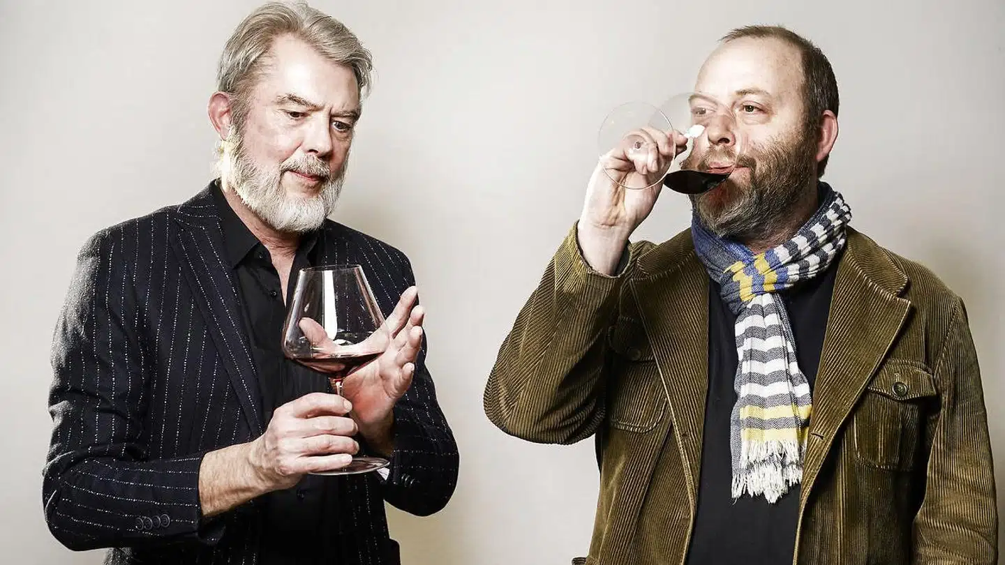 »Søren Franks Vinkælder« med Søren Frank og Søren Jacobsen Damm