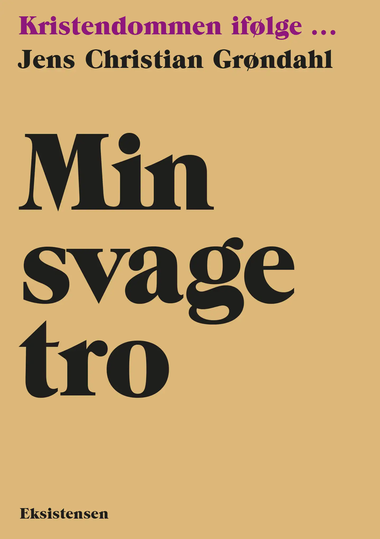 Forfatter Jens Christian Grøndahl skriver om tro og mistro i sin nyeste udgivelse »Min svage tro«, som Berlingskes anmelder giver fem ud af seks stjerner.