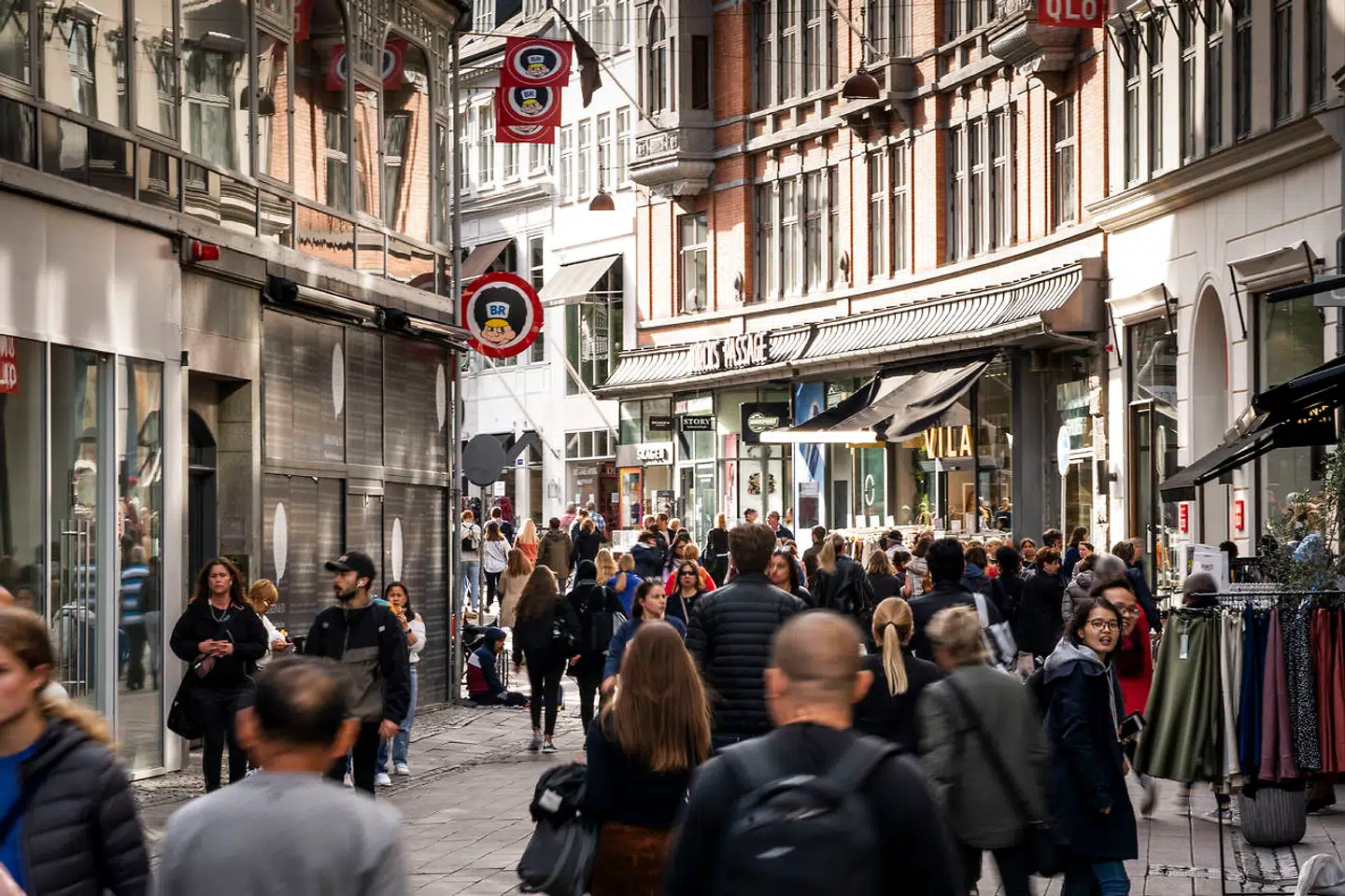 En stor fremgang i danskernes privatforbrug trækker BNP op på et højere niveau i andet kvartal 2021 end forud for coronakrisen. Arkivfoto: Maria Albrechtsen Mortensen/Ritzau Scanpix