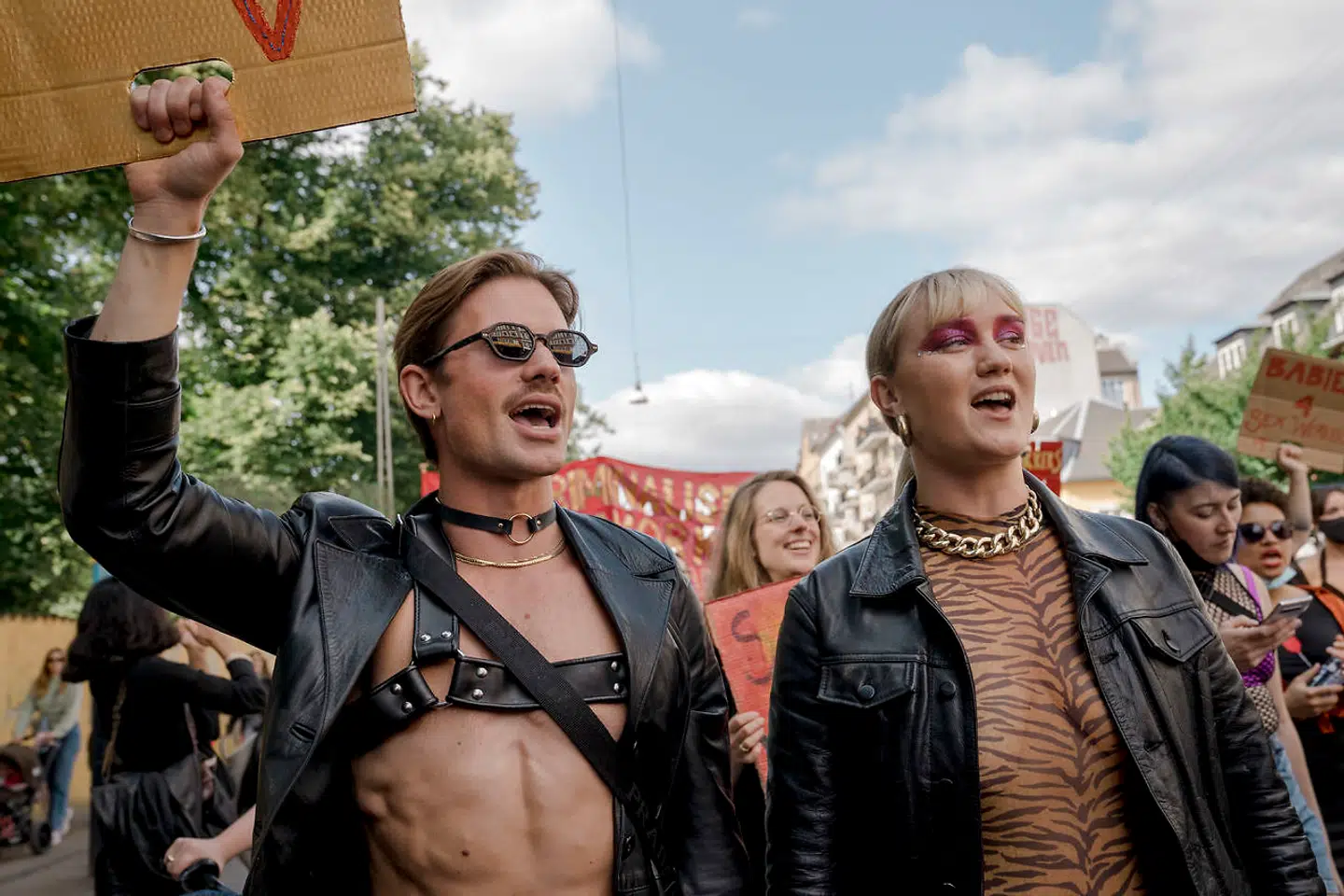 Nørrebro Pride havde start ved Nørrebro Station, hvorefter folk gik i en lang parade ned langs Nørrebrogade. Hele eventet sluttede i Folkets Park.