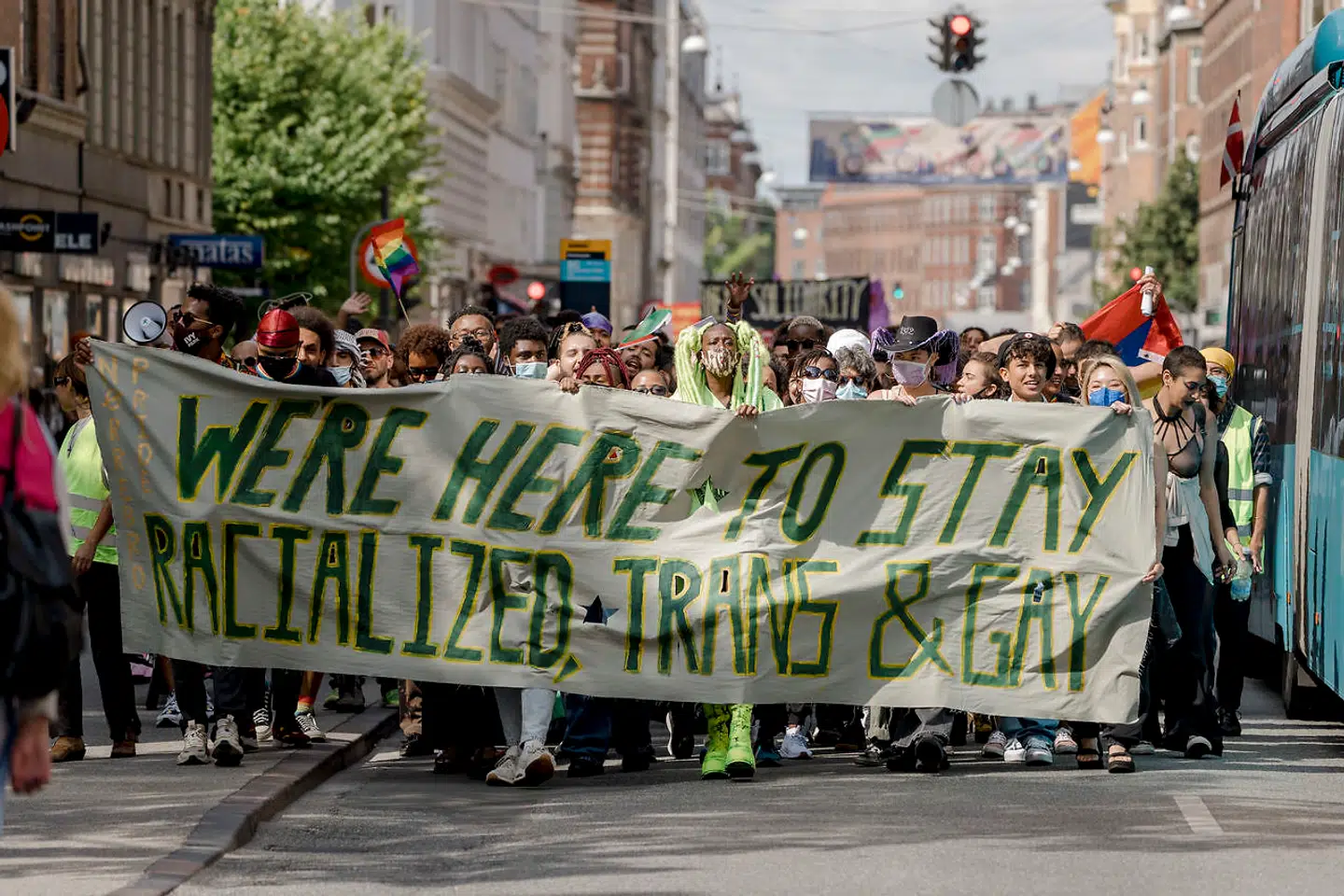 Paraden var opdelt i 12 forskellige sektioner, hvor QTIBIPOC-personer skulle gå forrest.