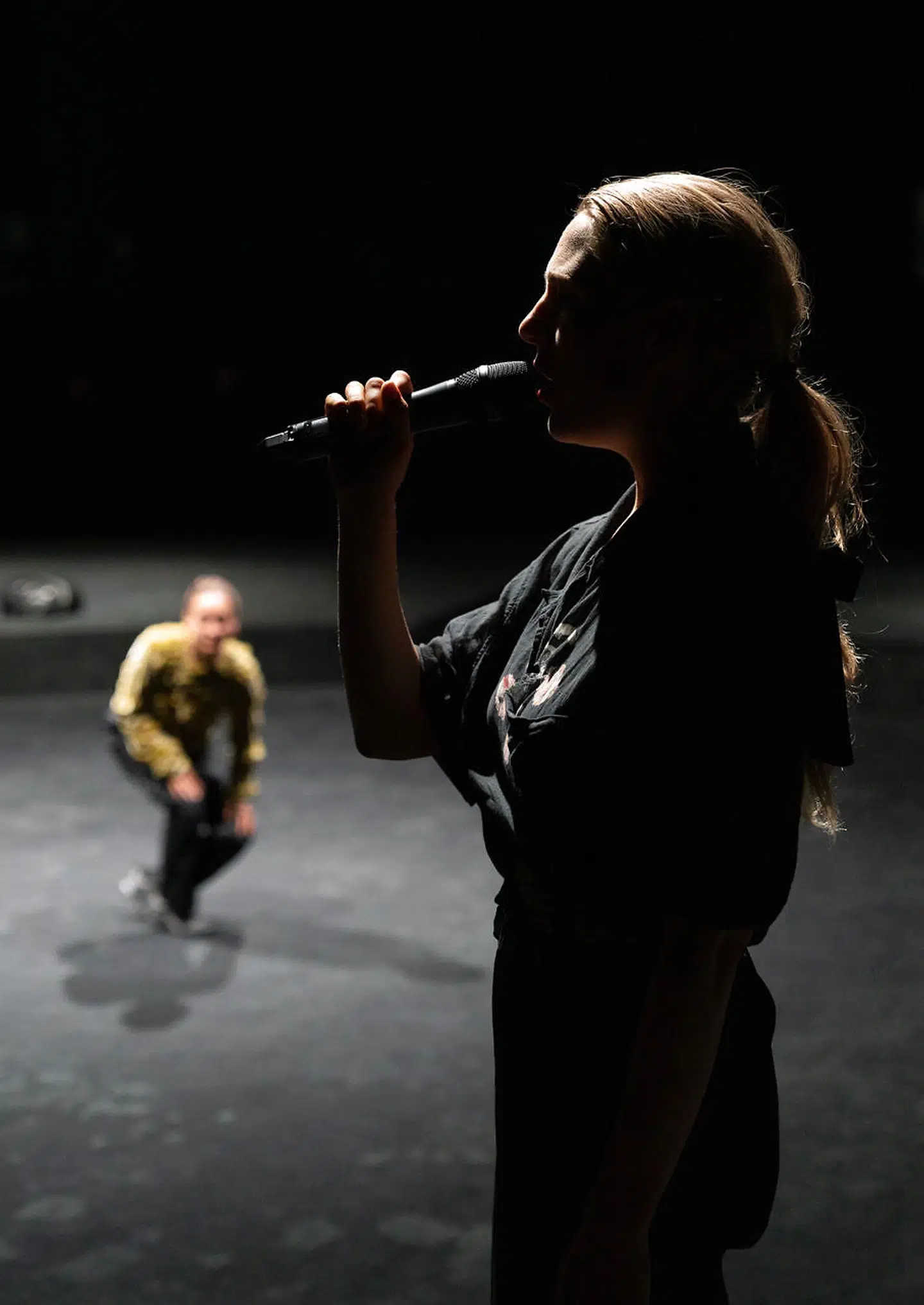 Som en del af performancen »Celeste« synger Cæcilie Trier »Song from Celeste«, der er baseret på Gertrude Steins »Orta Or One Dancing«, en hyldestsang til danseren Isadora Duncan, der går i spænd med Olivia Rivieres dans.