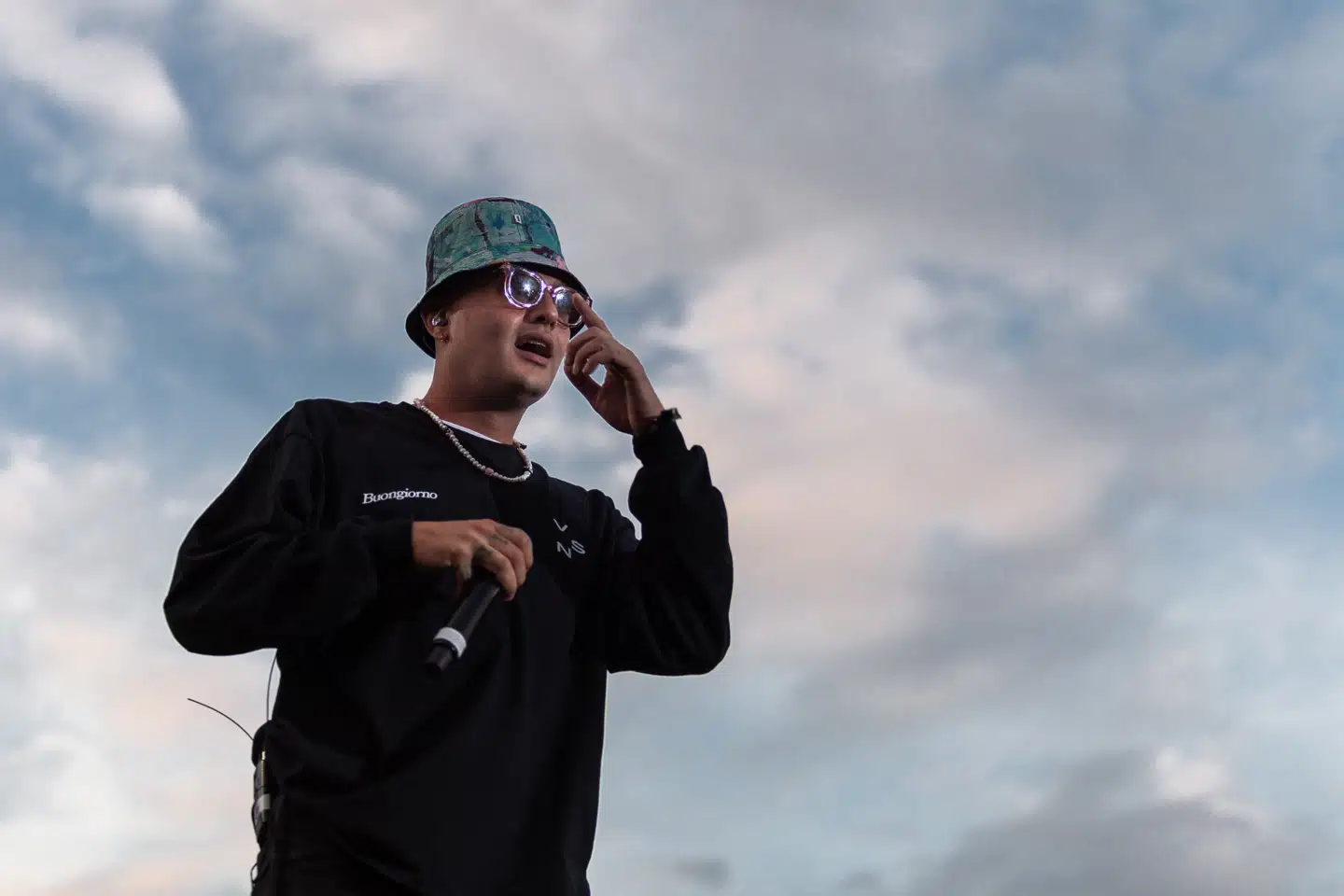 Rapperen Kidd fra kollektivet Cheff Records, der lørdag spillede på ØreSound Festival.