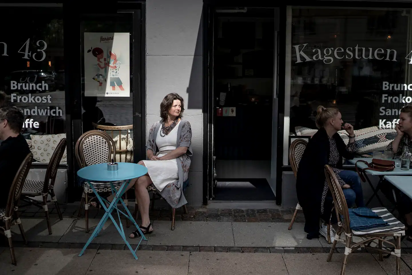 Kagestuen 43 er et af de steder, Else Torp holder af at slå sig ned med en kop kaffe og udsigt til Nordre Frihavnsgade.