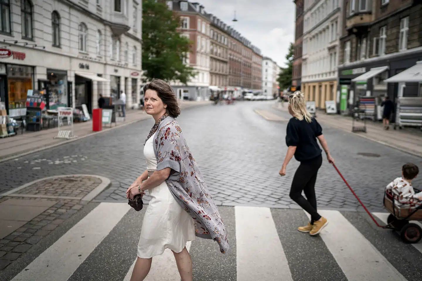 Spændvidden i alder er noget af det, Else Torp godt kan lide ved Østerbro, hvor der er mange børn – men også »en del gråt hår«.