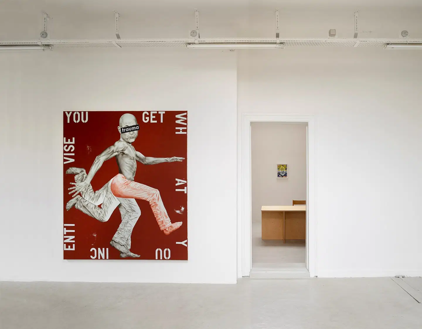 Zoe Barcza: »Big Boy Pants« fra en udstilling i Bianca D’Allessandros galleri i 2018.