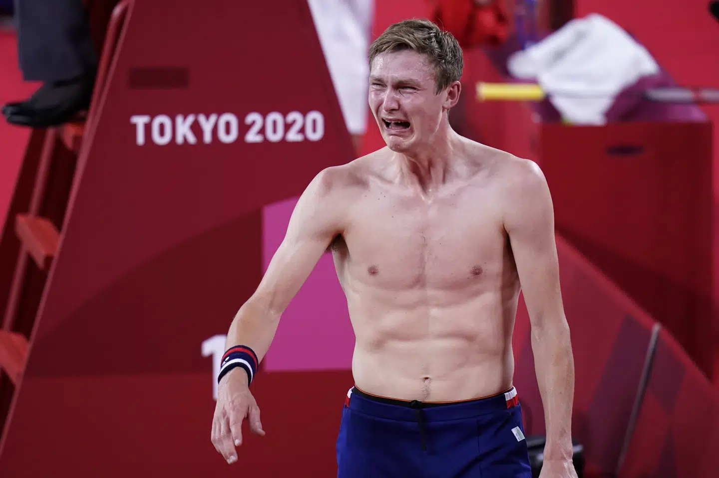 - Jeg kan slet ikke tro det. Jeg kan slet ikke tro det. Det er for sindssygt, siger Axelsen. Liselotte Sabroe/Ritzau Scanpix