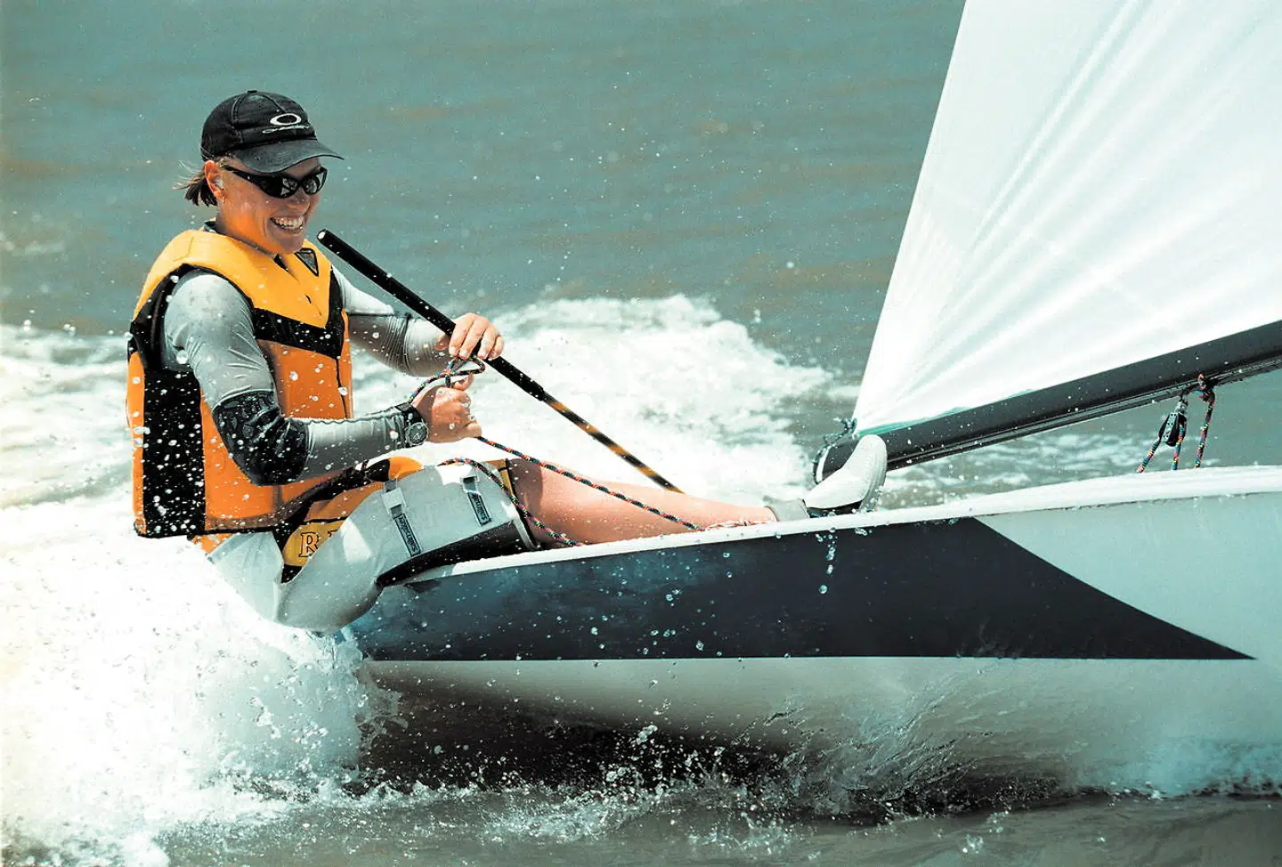 Christine Storm Lassen, tidligere Kristine Roug, vandt OL-guld i europajolle i 1996. Arkivfoto: Keld Navntoft/Ritzau Scanpix