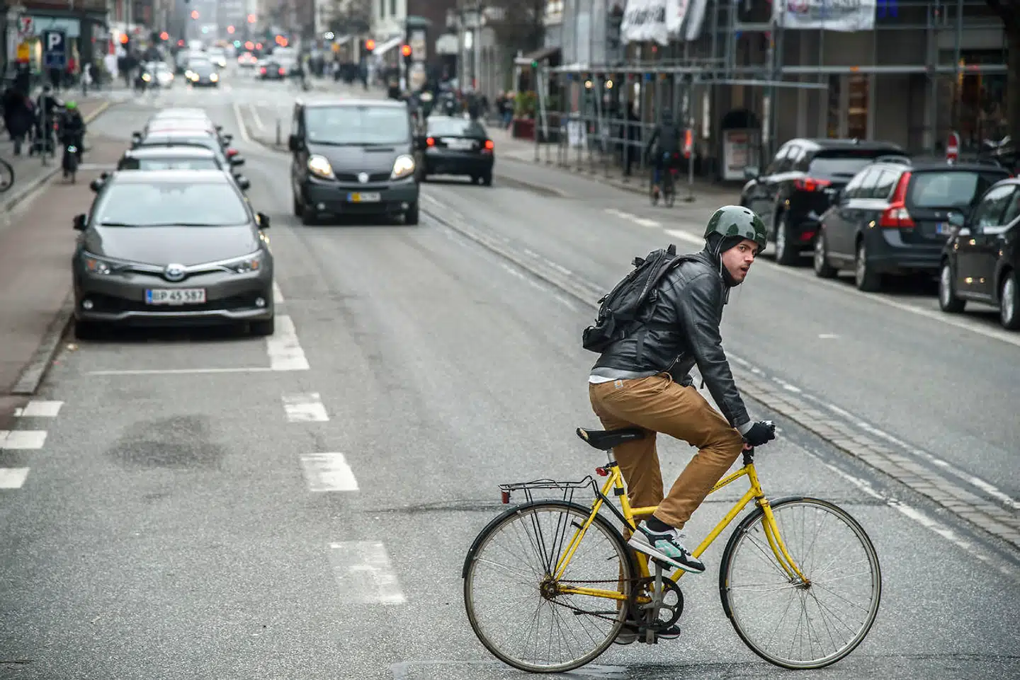 Gammel Kongevej i gråvejr. Stod det til De Radikale i kommunen skulle Frederiksberg sænke fartgrænsen til 40 kilometer i timen. Arkivfoto: Niels Ahlmann Olesen