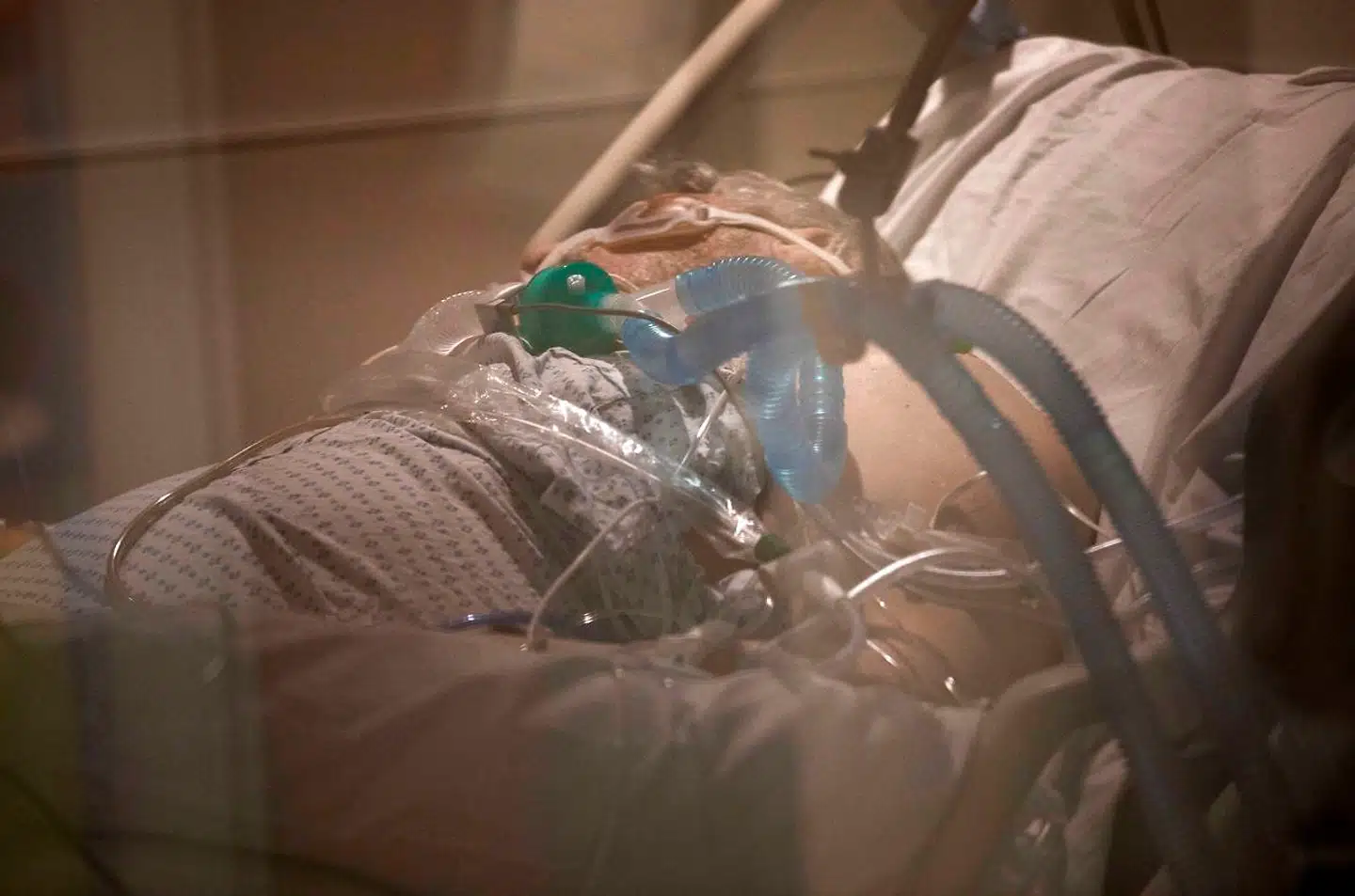 Arkivfoto fra Stamford, Connecticut. Antallet af indlagte med covid-19 i USA er tæt på tredoblet den seneste måned.