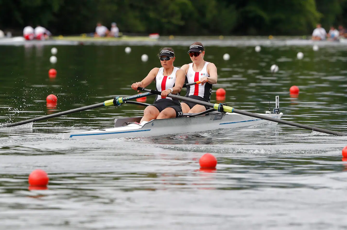 Danmarks Hedvig Lærke Berg Rasmussen og Fie Udby Erichsen.
