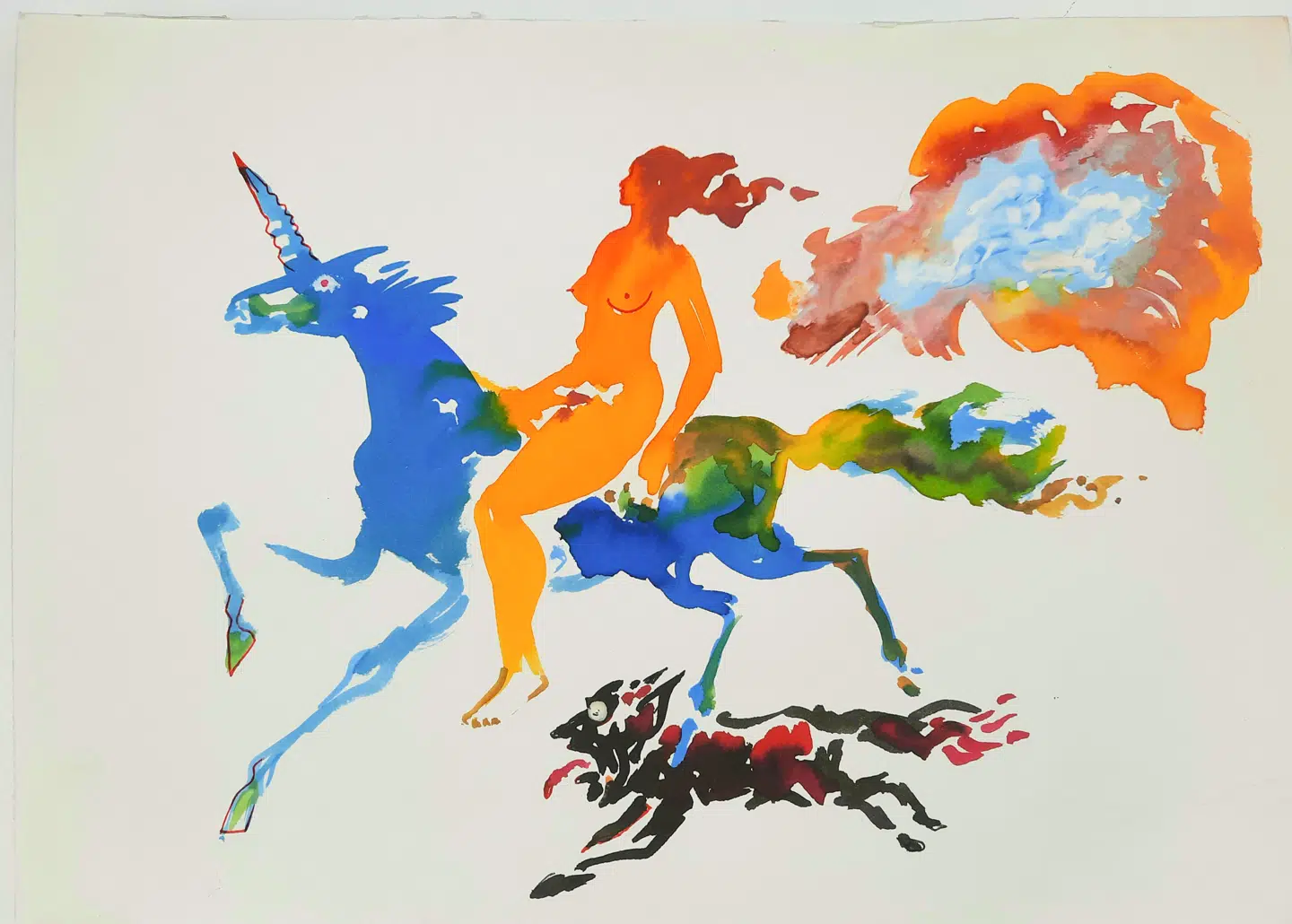 Tegning af Kurt Westergaard.