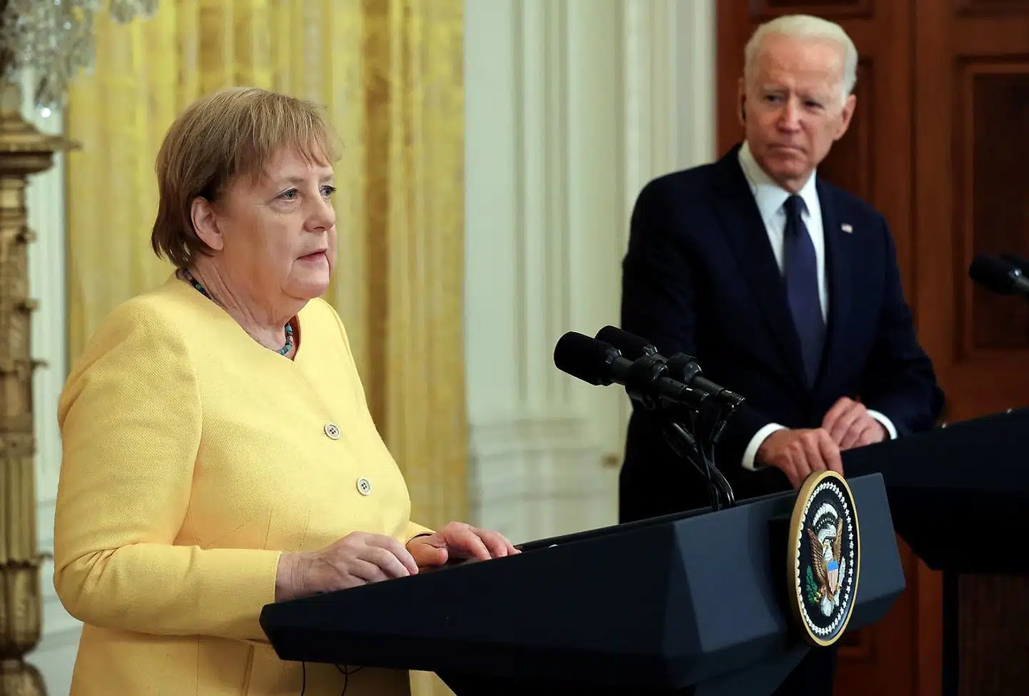 Angela Merkel er igang med sætte flueben på listen, før hun stopper som kansler til efteråret. Et af dem var det sidste møde med præsident Biden i Det Hvide Hus.