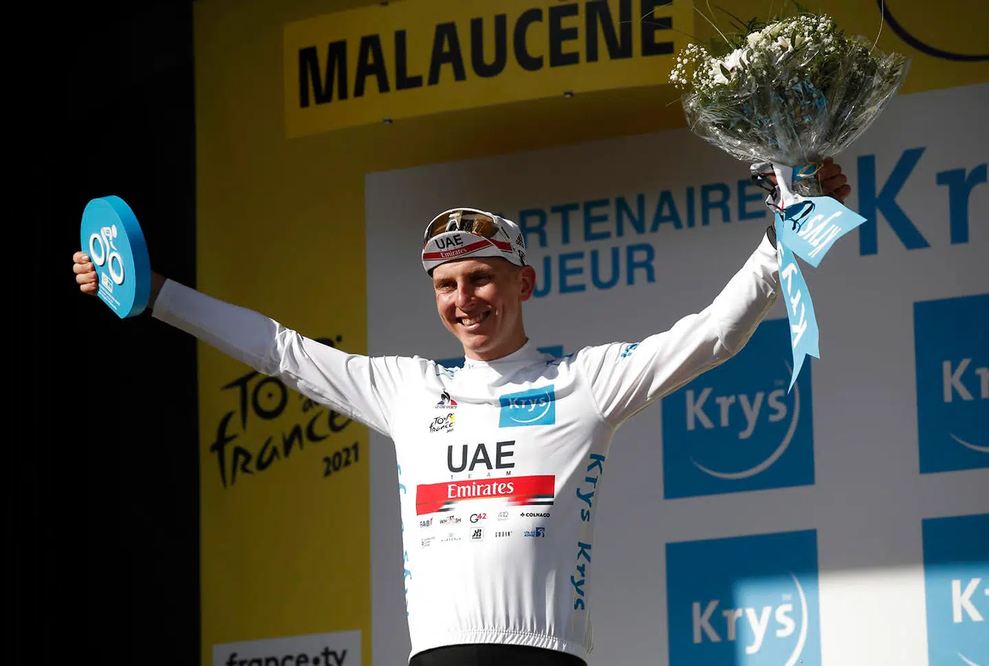 Den danske cykelrytter Jonas Vingegaard sluttede løbet af med en historisk andenplads.