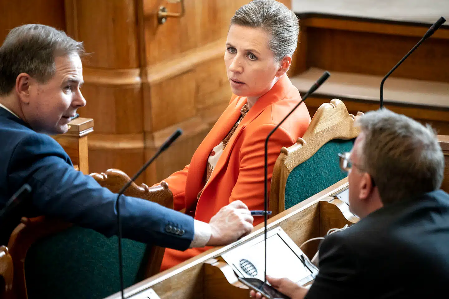 I Socialdemokratiets erhvervsklub kan medlemmerne købe sig adgang til møder med topfolk i regeringen som finansminister Nicolai Wammen (S), statsminister Mette Frederiksen (S) og skatteminister Morten Bødskov (S). Arkivfoto: Mads Claus Rasmussen/Ritzau Scanpix