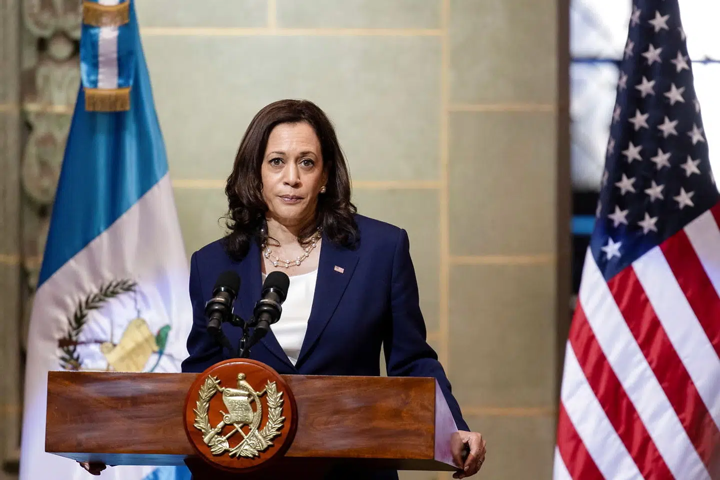 Der hersker et »usundt« arbejdsmiljø på vicepræsident Kamala Harris' kontor, melder flere medarbejdere. Arkivfoto: Carlos Barria/Ritzau Scanpix