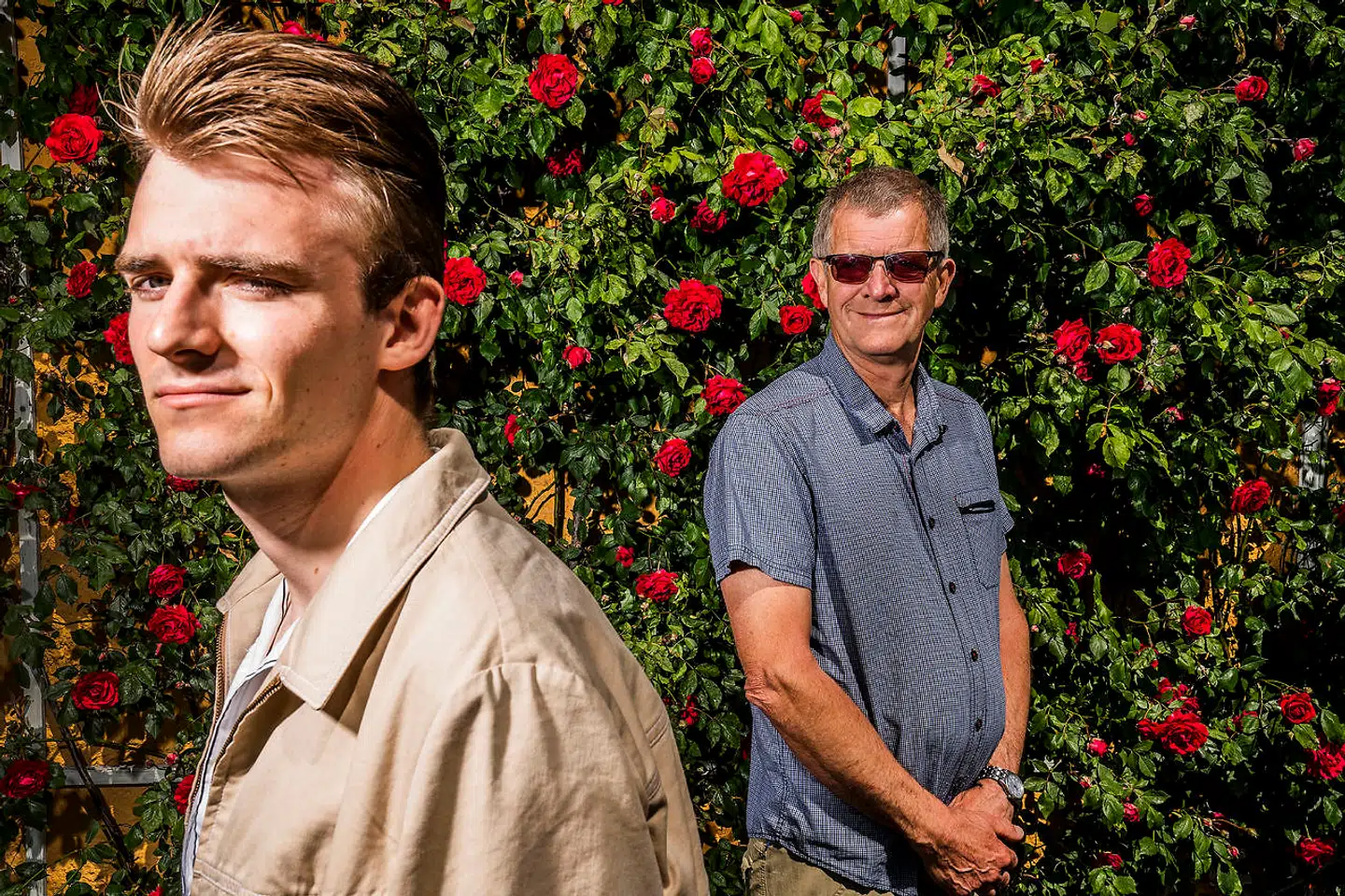 »Din generation mener, at vi alle sammen skal gøre noget. Min holdning er, at det ikke betyder voldsomt meget, hvad vi gør,« siger Thomas Bjørnbak Mogensen til sin søn, Frederik Bjørnbak Mogensen