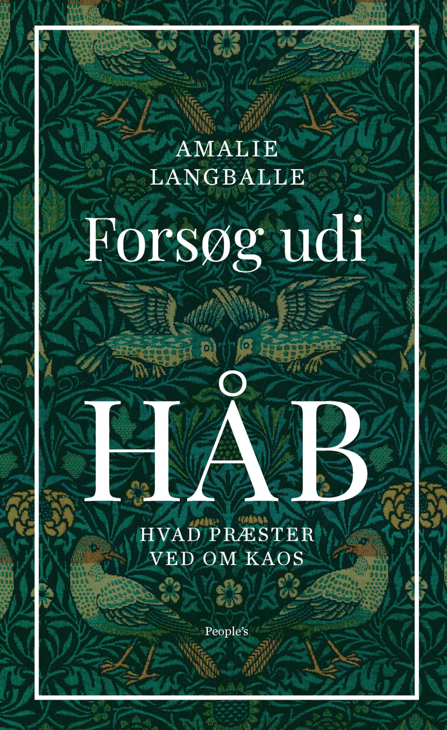 Amalie Langballe har skrevet bogen »Forsøg udi håb. Hvad præster ved om kaos«. I bogen taler forfatterinden med ni præster om blandt andet afmagt, tro og kærlighed.