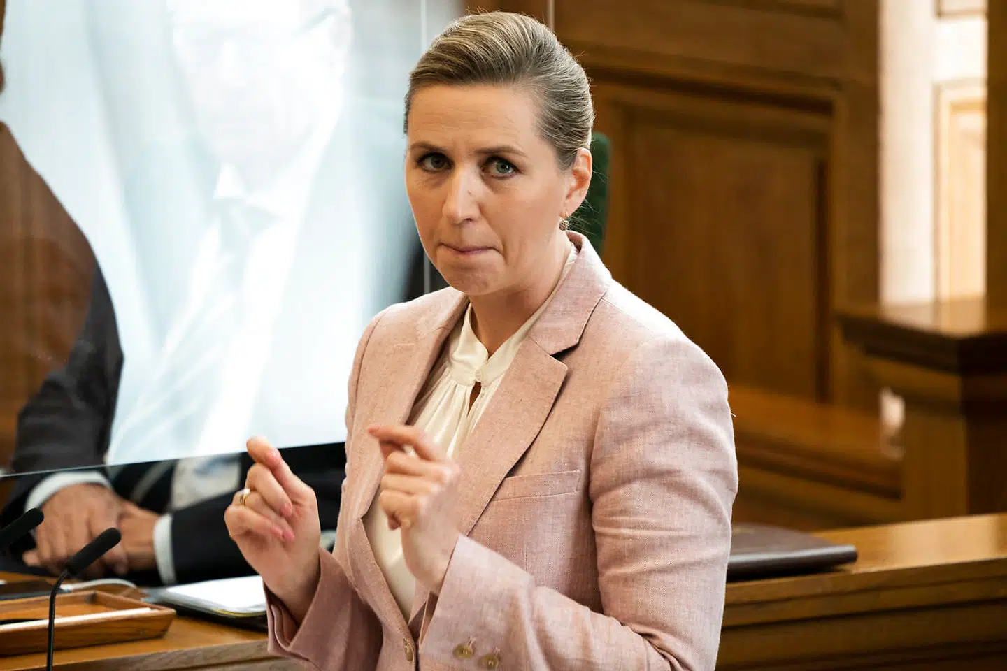 »Vi vil øge væksten og velstanden. Gøre Danmark til et både rigere og grønnere samfund og først og fremmest dygtigere. Vi vil sætte reformarbejdet i gang med et tiårigt perspektiv,« sagde Mette Frederiksen under Folketingets afslutningsdebat onsdag den 2. juni.