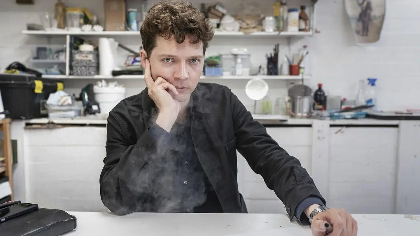 Johannes Sivertsen er uddannet i både Frankrig og Danmark og har haft udstillinger i begge lande. Foto: Søren Bidstrup.