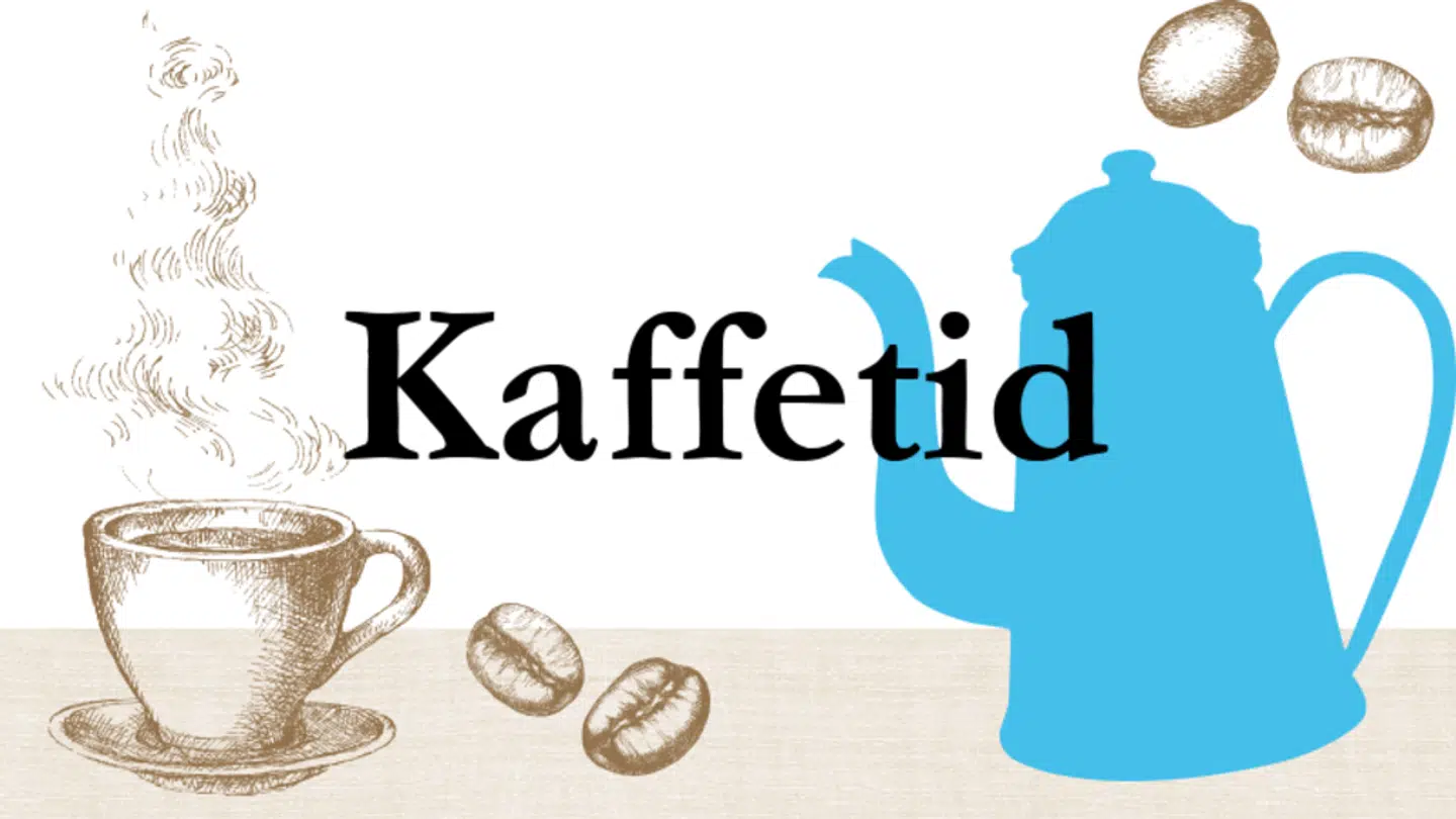 Den Gamle Bys plakat til temaudstillingen om kaffe.