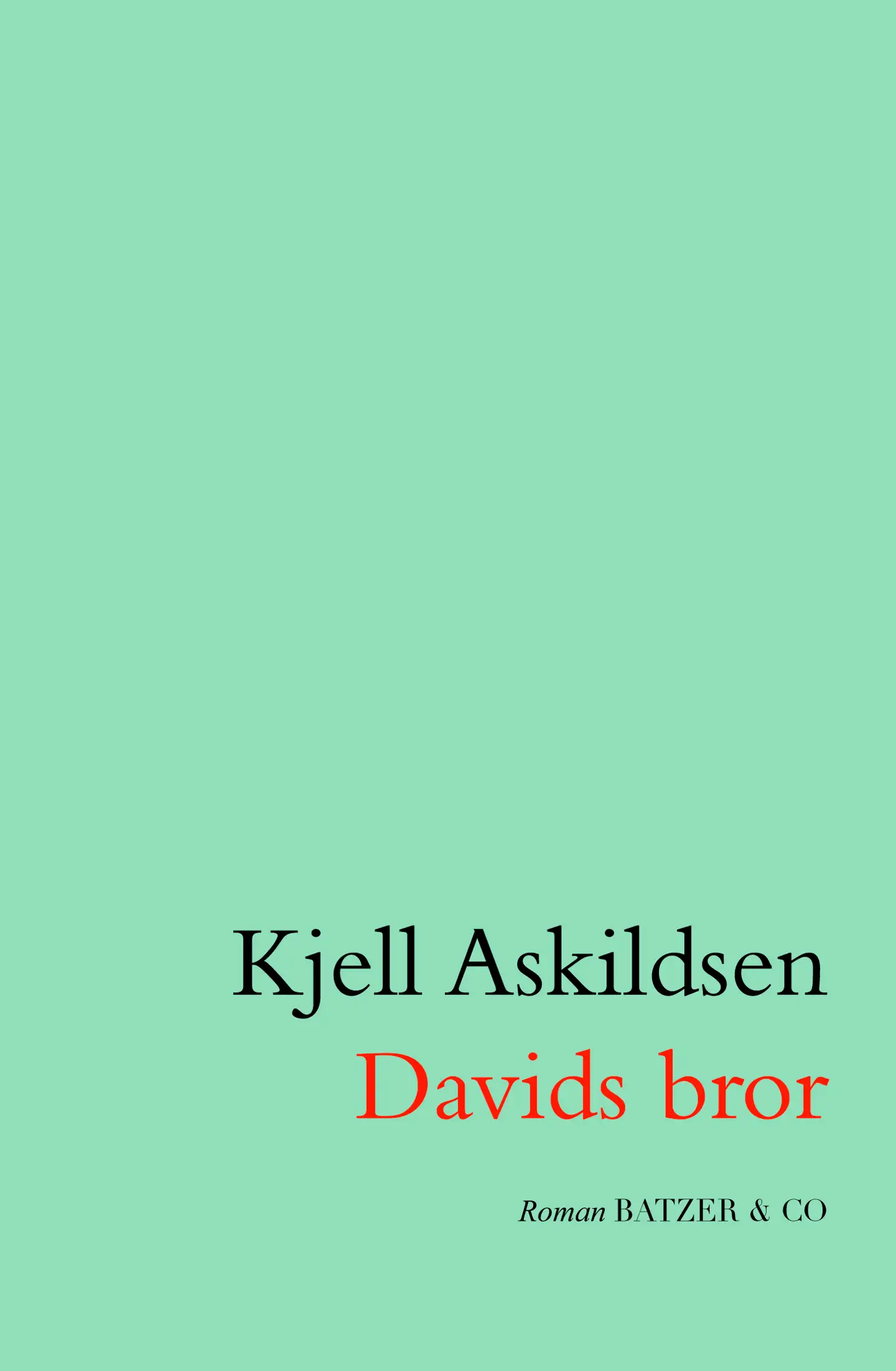 Forfatter Kjell Askildsen udkom første gang med bogen Davids bror i 1957, men den er nu udkommet på dansk, og Berlingskes anmelder giver bogen fem ud af seks stjerner.