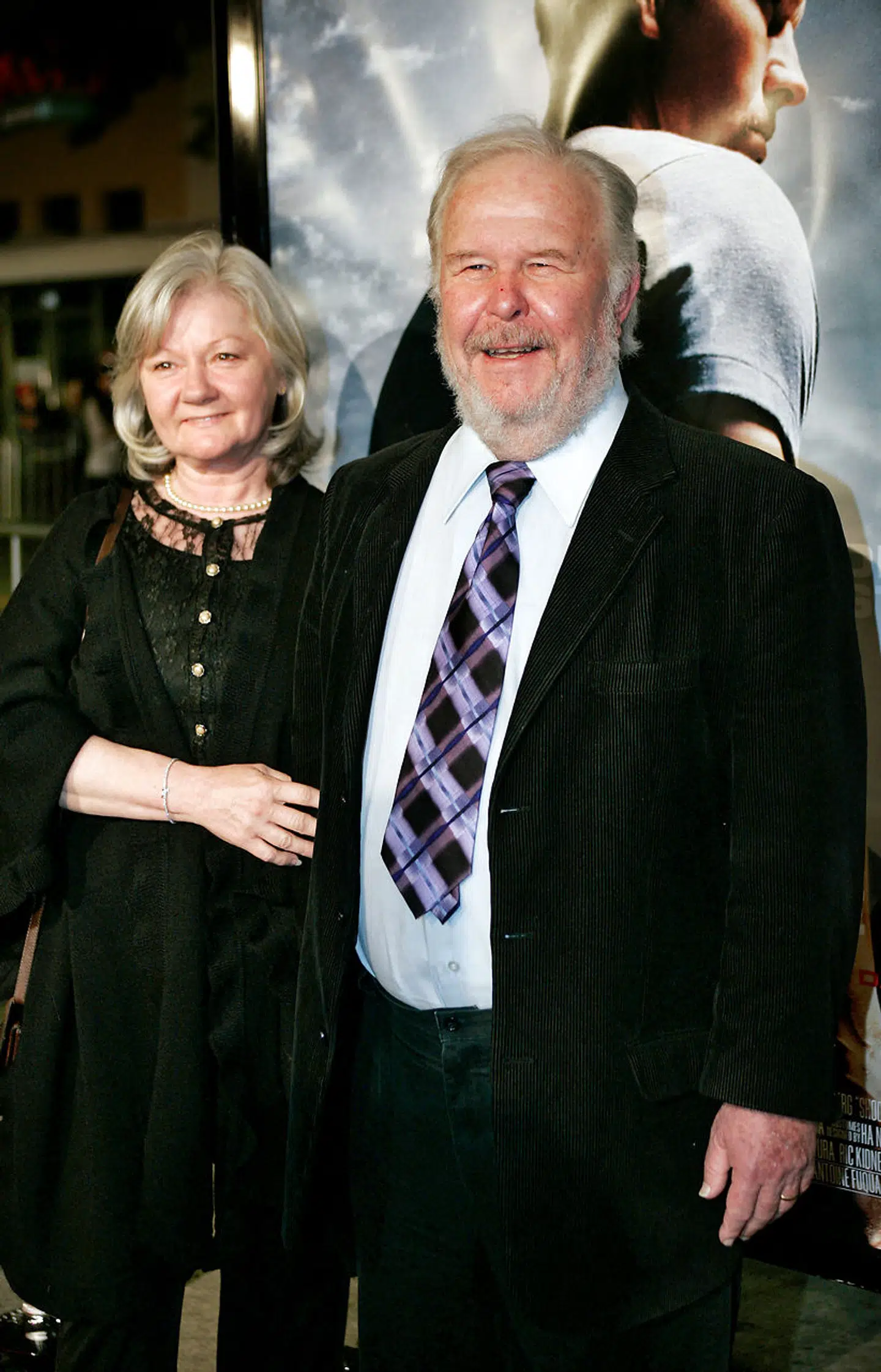 Ned Beatty og hustru Sandra Johnson til premiere på filmen »Shooter« i 2007.