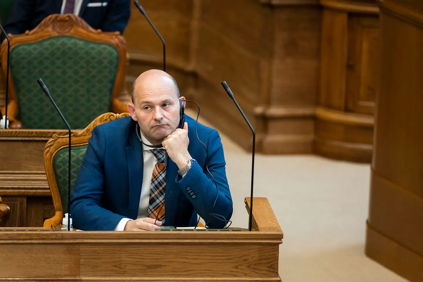 Søren Pape Poulsen (K) blev grillet for sin økonomiske politik under Folketingets afslutningsdebat i Folketingssalen 2. juni.