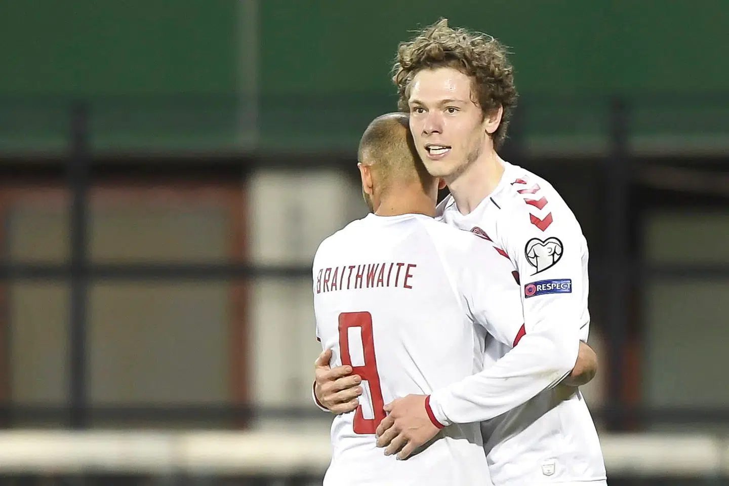 Andrea Skov Olsen i en landskamp mod Østrig tidligere i år.