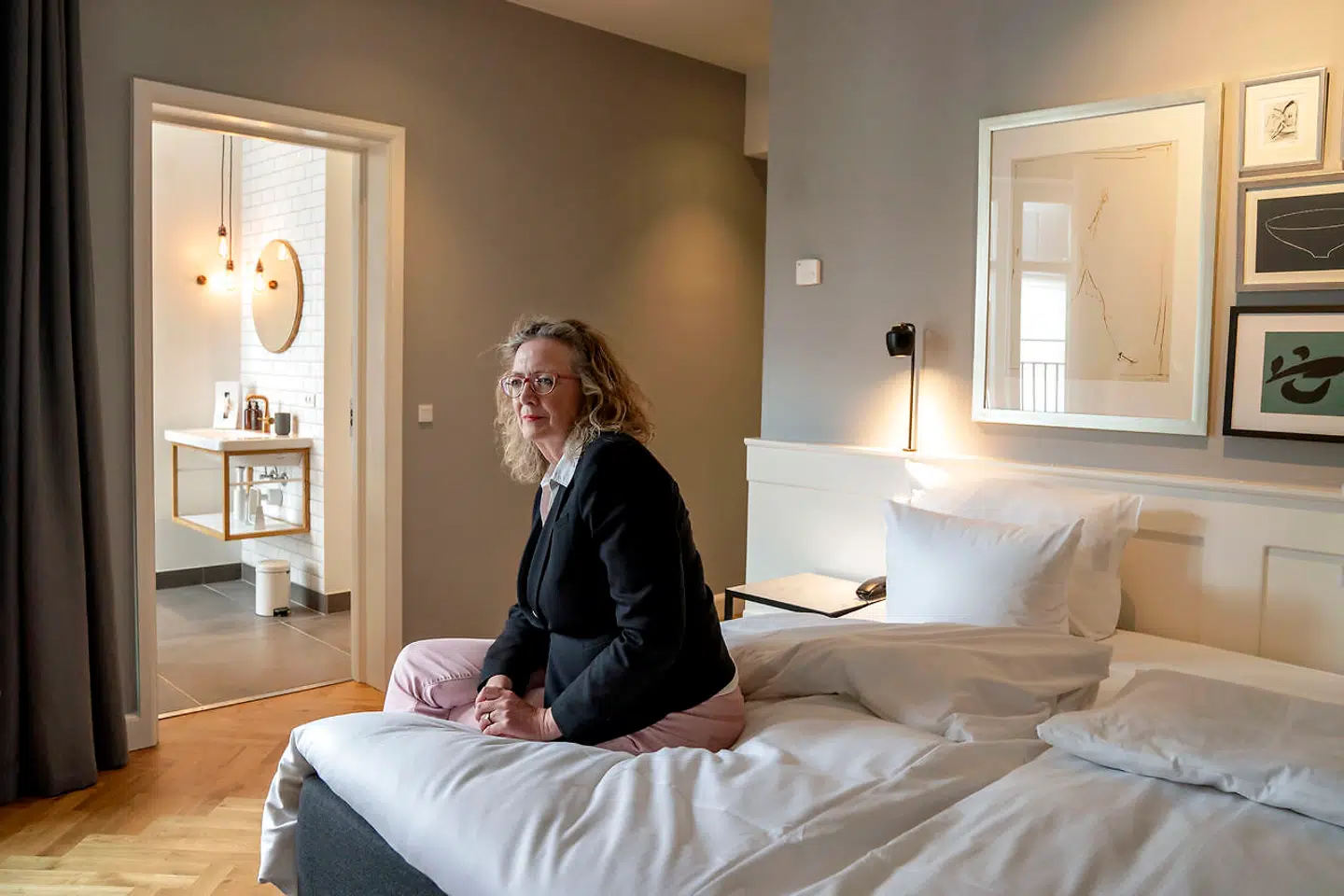 Antallet af hotelbookinger i sommerferiemånederne juli og august i København er faldet med henholdsvis 64 procent og 33 procent i forhold til juli og august i 2020. Her ses Kirsten Brøchner, administrerende direktør for Arthur Hotels.
