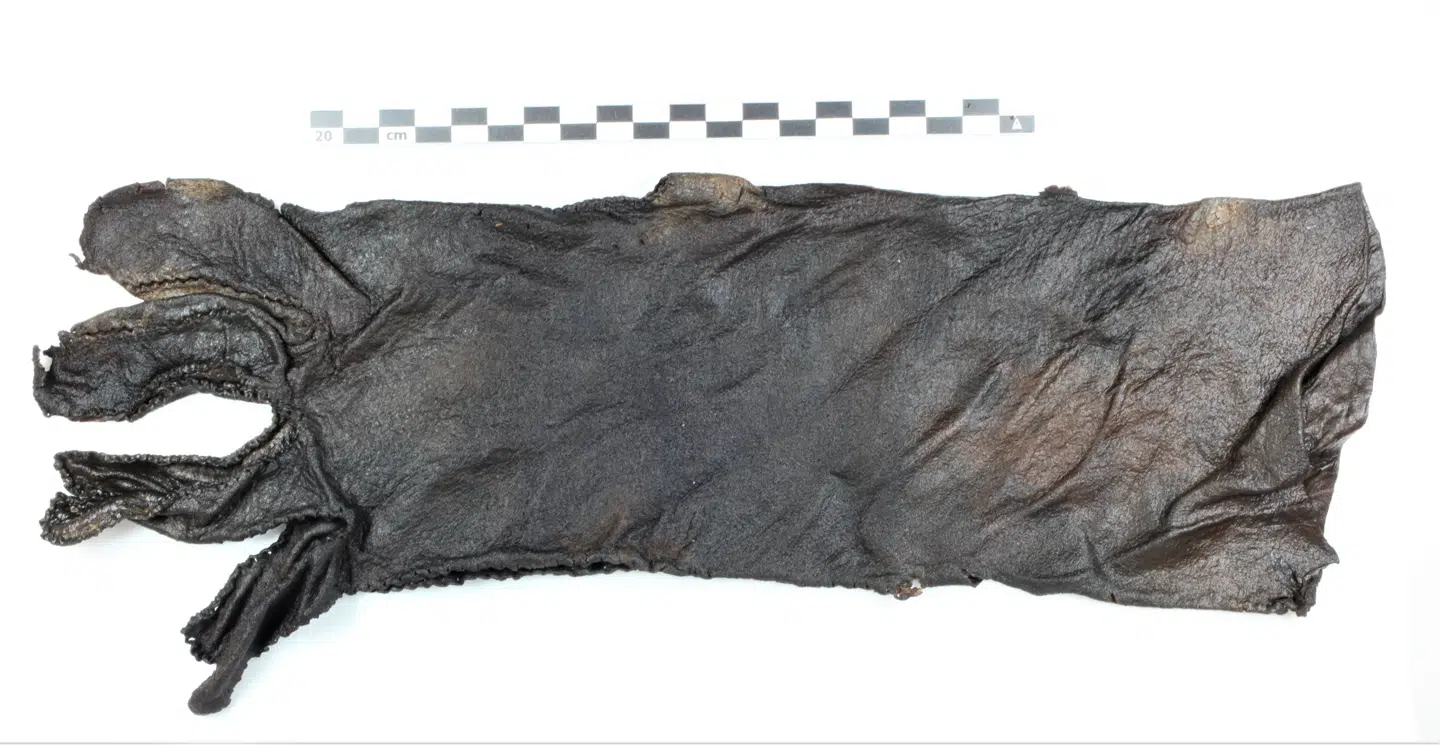 Det var langtfra alle, der havde råd til ruskindshandsker i 1500-1600-tallet. Det vidner om, at handsken her har tilhørt en person fra de øvre sociale lag, mener arkæologerne.