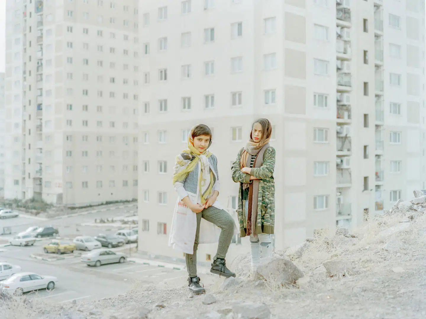 Et af Hashem Shakeris fotos fra den øde spøgelsesby uden for Teheran.