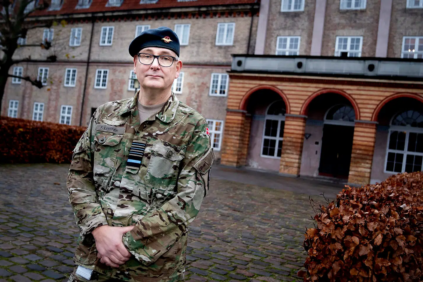 Men In Blacks demonstrationer er ikke forenelige med Forsvarets værdier, fortæller forsvarschef Flemming Lentfer.