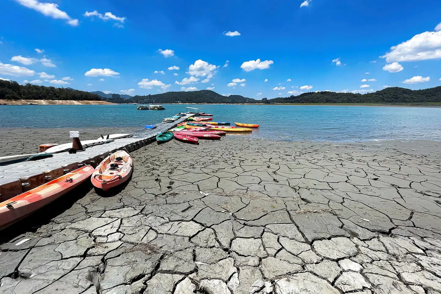 Taiwan har for tredje år fået samme placering – lagt højere placeret end Danmark. Her ses Sun Moon Lake i Nantou i Taiwan.