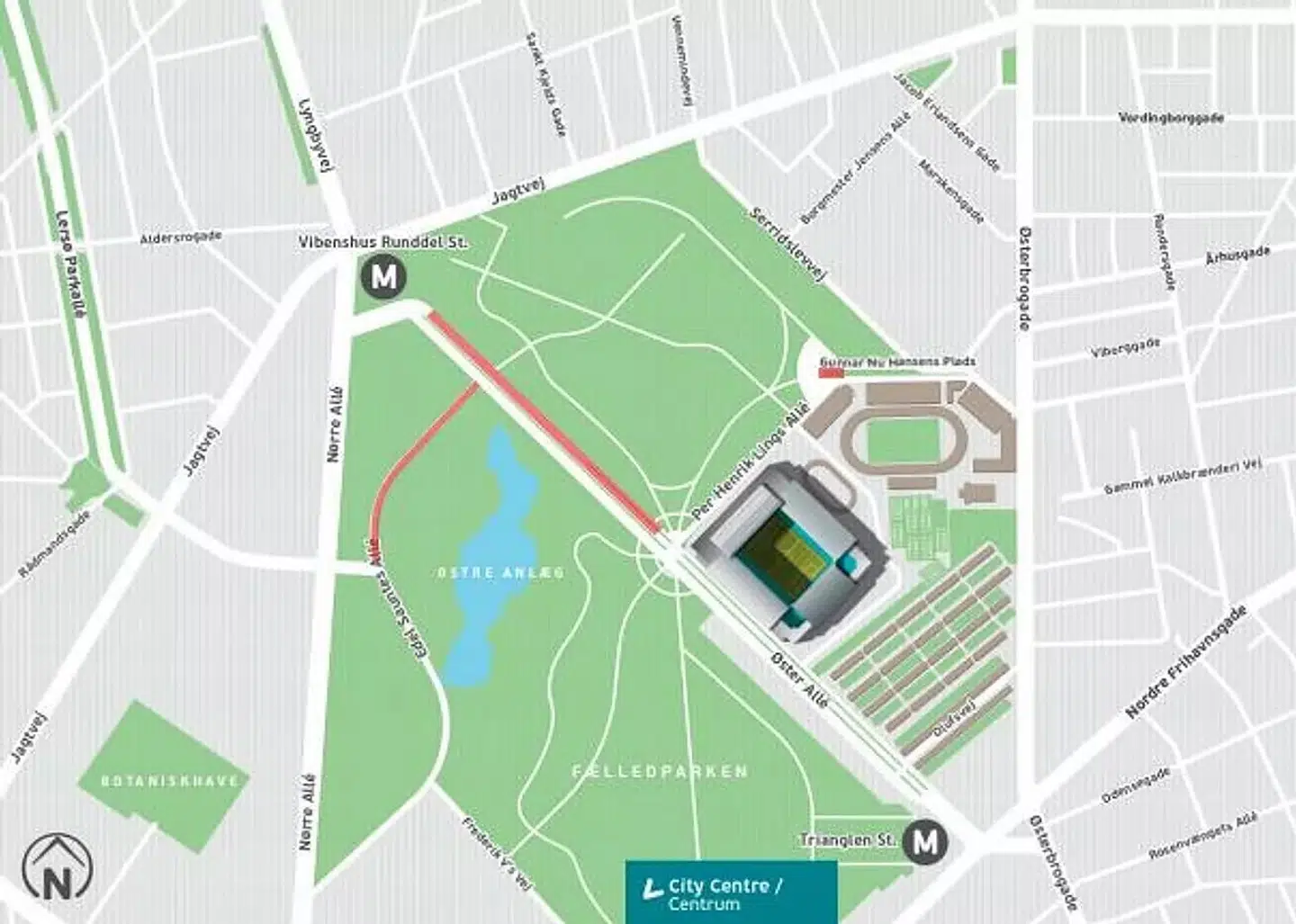 Kortet gælder 18. maj til 7. juli, og det er de røde områder, som er berørte.