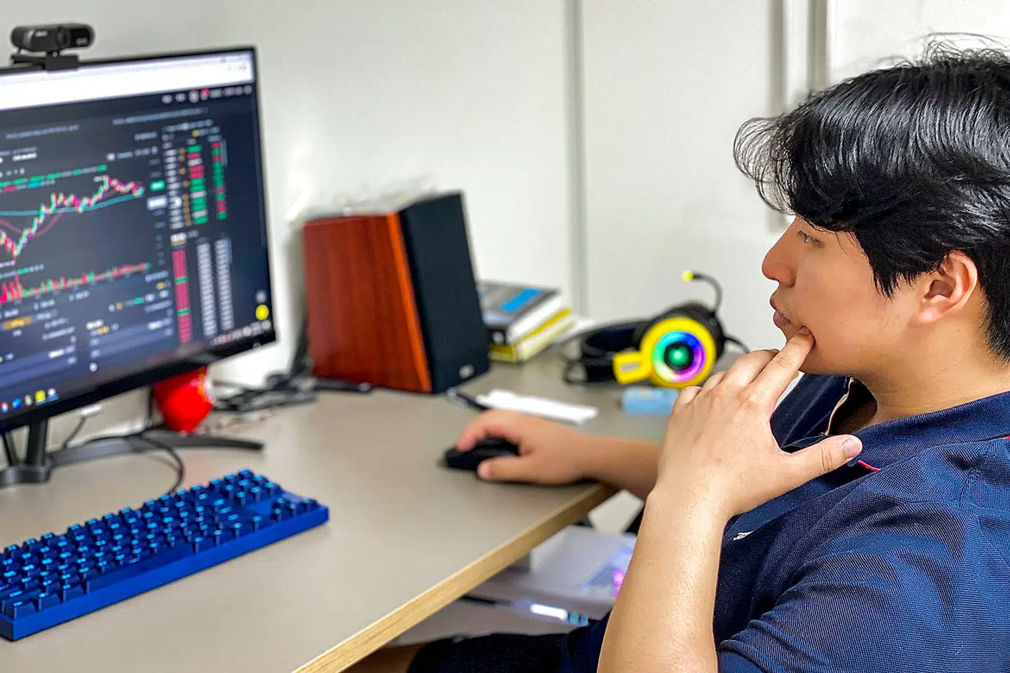 Jeong Minse er en af de unge koreanere, der har kastet sig ud i investeringer i kryptovaluta.