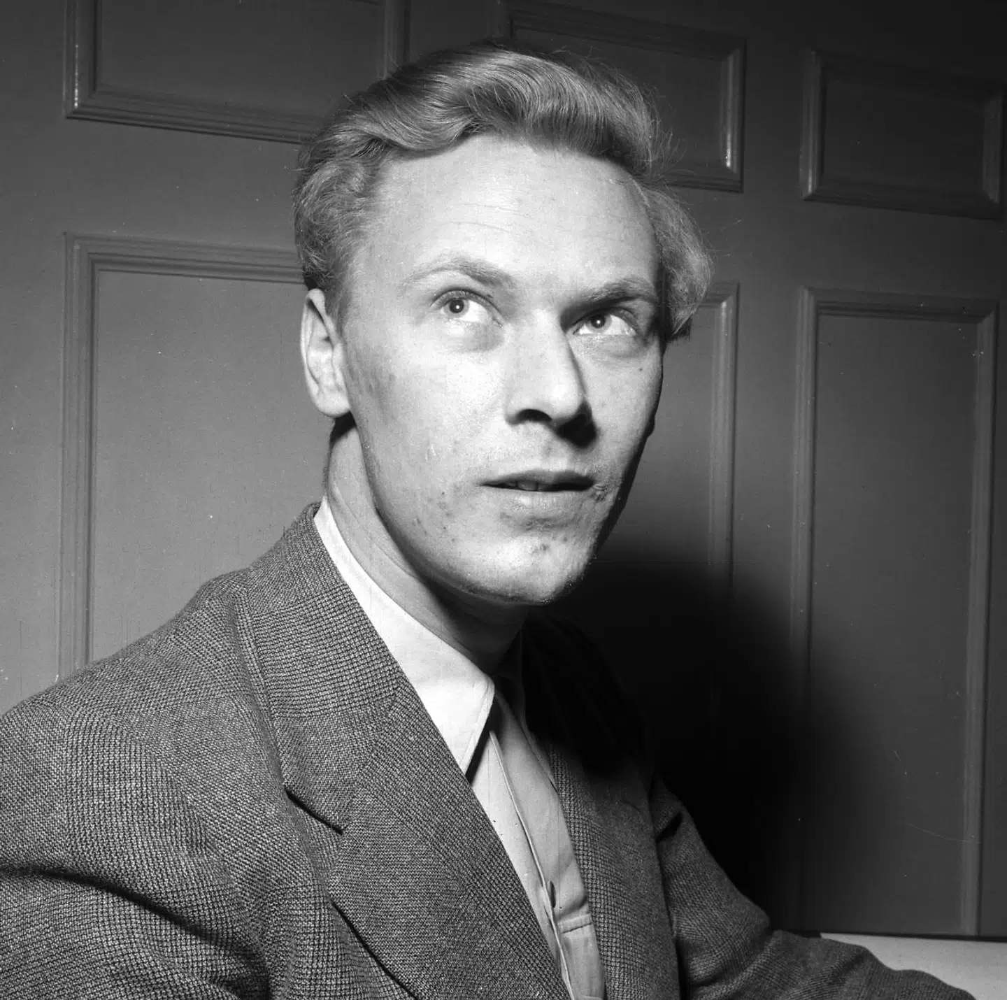 Poul Schlüter som ung jurastuderende. I 1957 blev han cand.jur. fra Københavns Universitet.