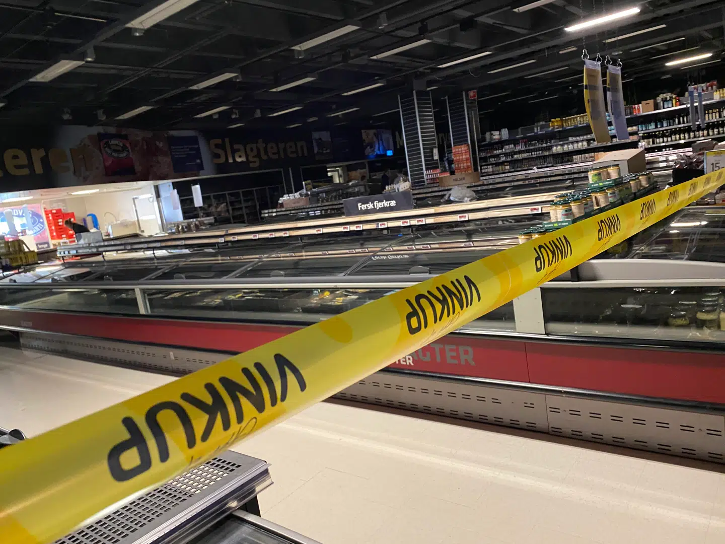 Strømafbrydelsen i København er også gået ud over forretninger som Føtex her.