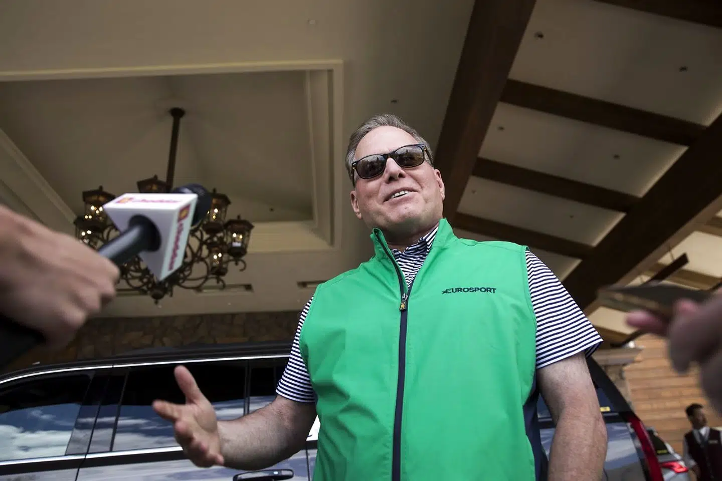 Chefen for Discovery Communications, David Zaslav, er et kendt ansigt i mediebranchen og en af USAs mest velbetalte topchefer. Han får også en klækkelig aktiebonus for at hive fusionen med Warner Media i land. Arkivfoto: Drew Angerer/AFP/Ritzau Scanpix