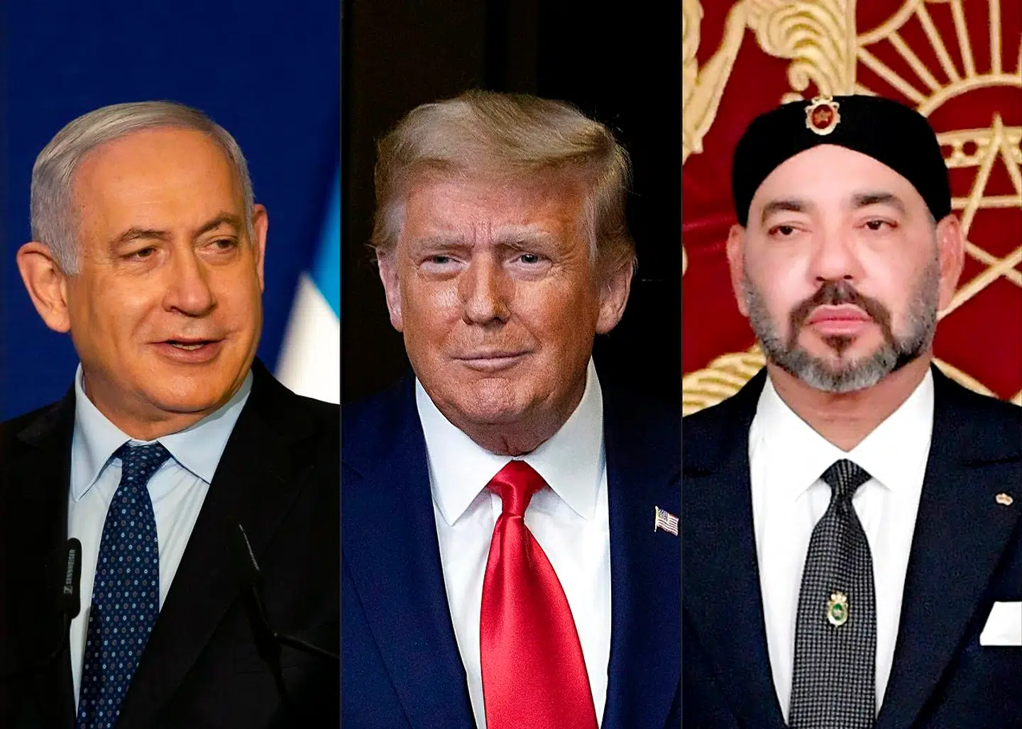Israels premierminister, Benjamin Netanyahu, og Marokkos kong Muhammed VI normaliserede sidste år forholdet mellem deres lande på foranledning af manden i midten, USAs daværende præsident, Donald Trump. Men den marokkanske gestus var ikke gratis.