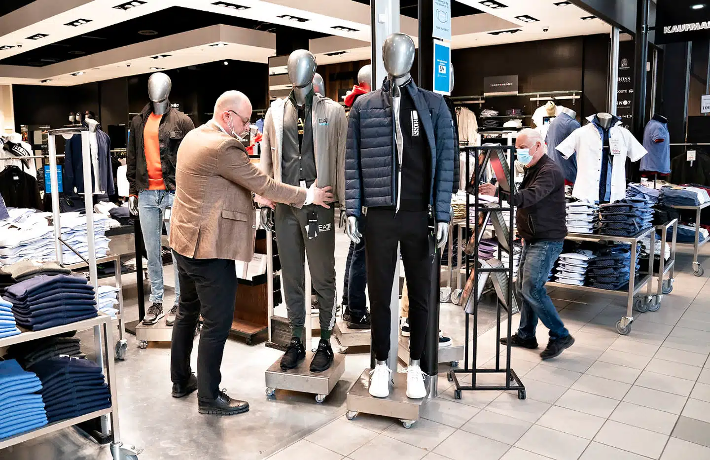 Aalborg Storcenter åbner igen, onsdag den 21. april 2021. Det er "Store Genåbningsdag" i Danmark.. (Foto: Henning Bagger/Ritzau Scanpix)