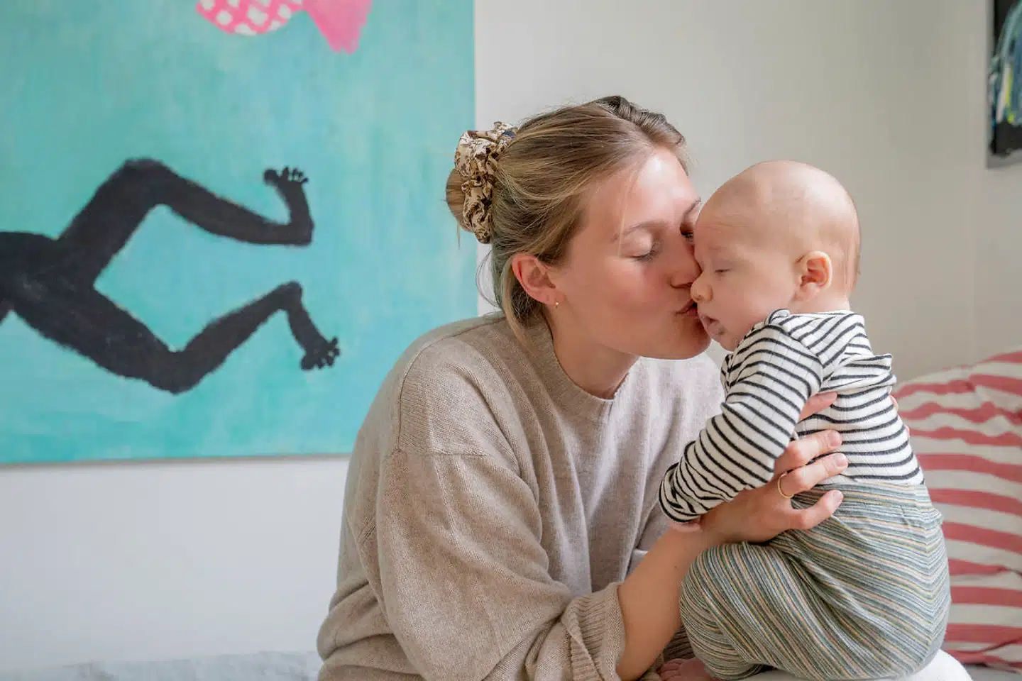 Da Caroline Corinths mor blev syg med kræft, voksede straks et ønske om at blive mor i hende. Som enebarn ville hun udvide sin gren af familien, og hun håbede, at hendes mor skulle nå at møde hendes barn.