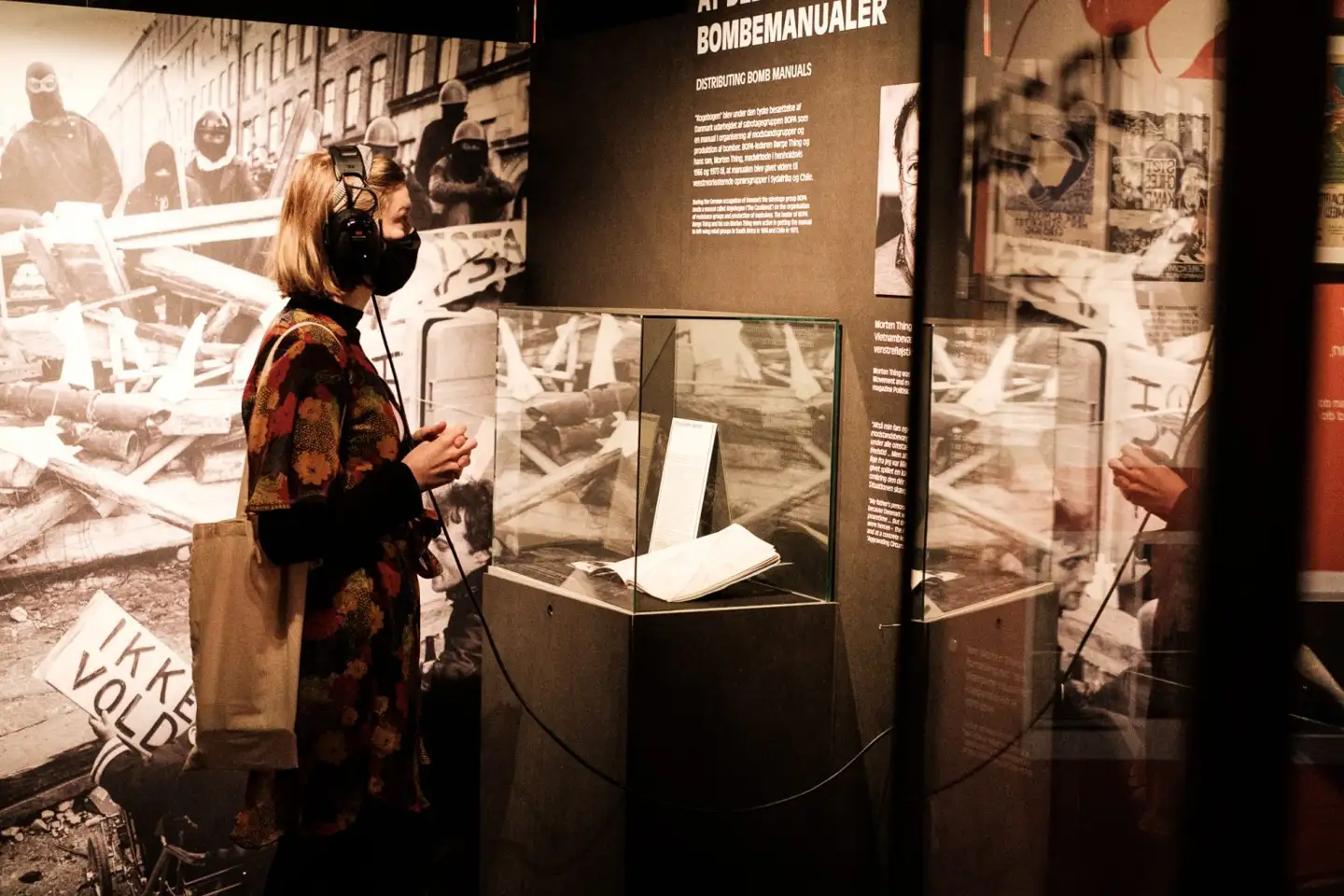 Fra Arbejdermuseets udstilling om politisk aktivisme.