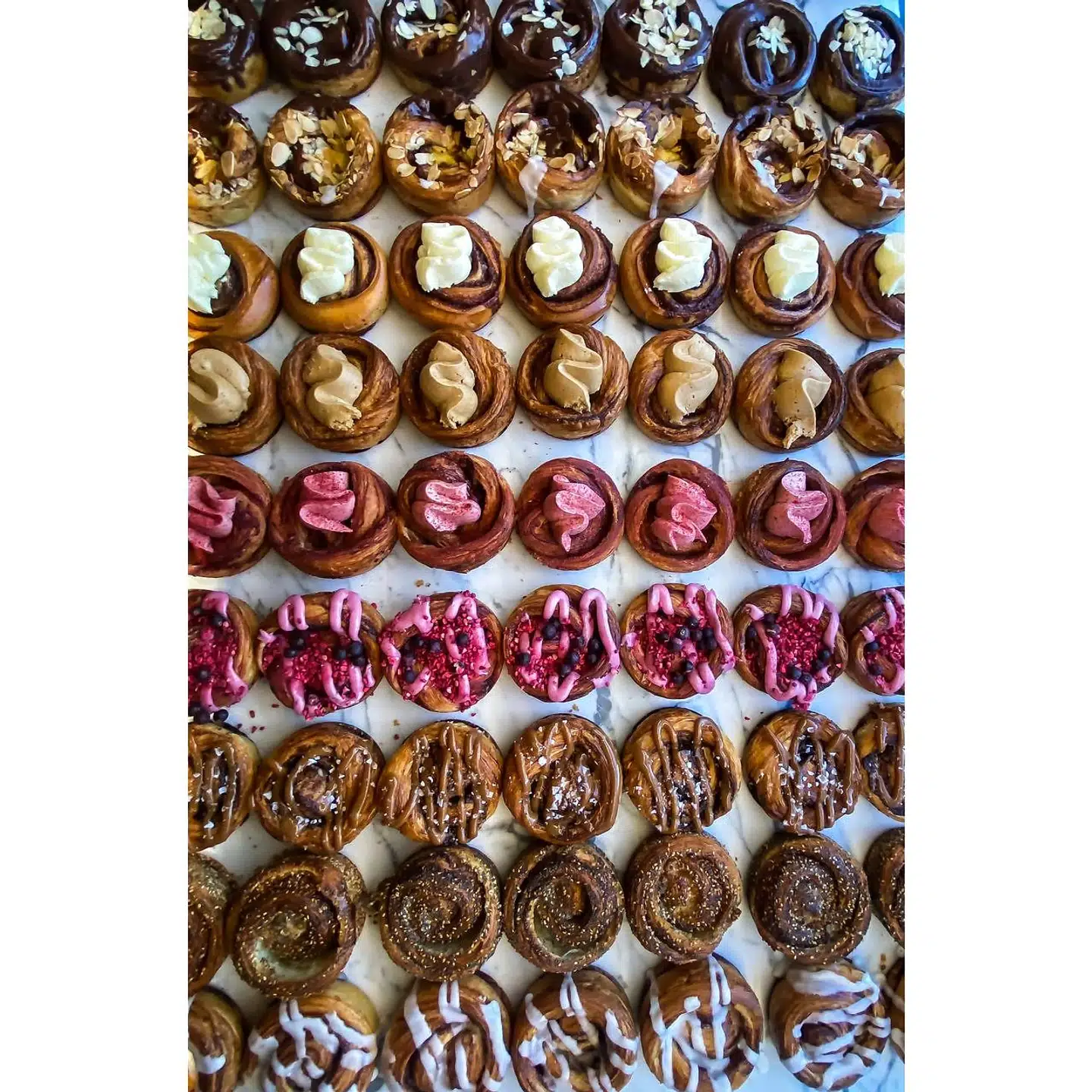 Sneglene hos Umiddelbar er blandt andet inspireret af amerikanske cinnabuns.