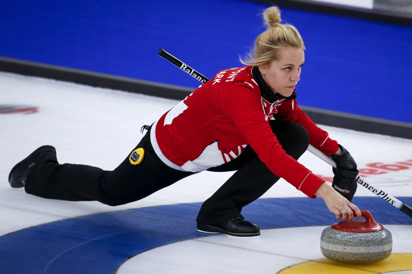Madeleine Dupont og det danske landshold er færdige ved VM, men kan se tilbage på en flot indsats i Canada. (Arkivfoto) Jeff Mcintosh/Ritzau Scanpix