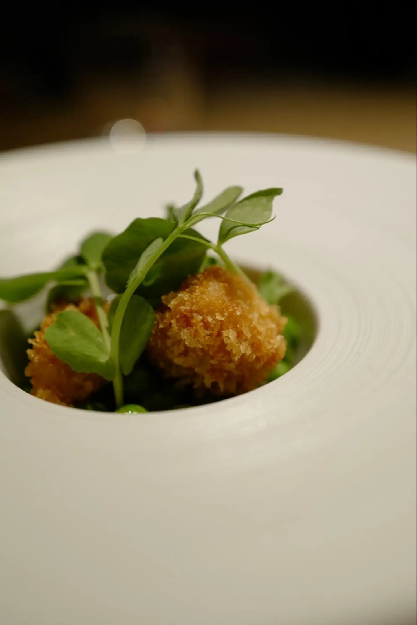 En af retterne på menuen – her lam.