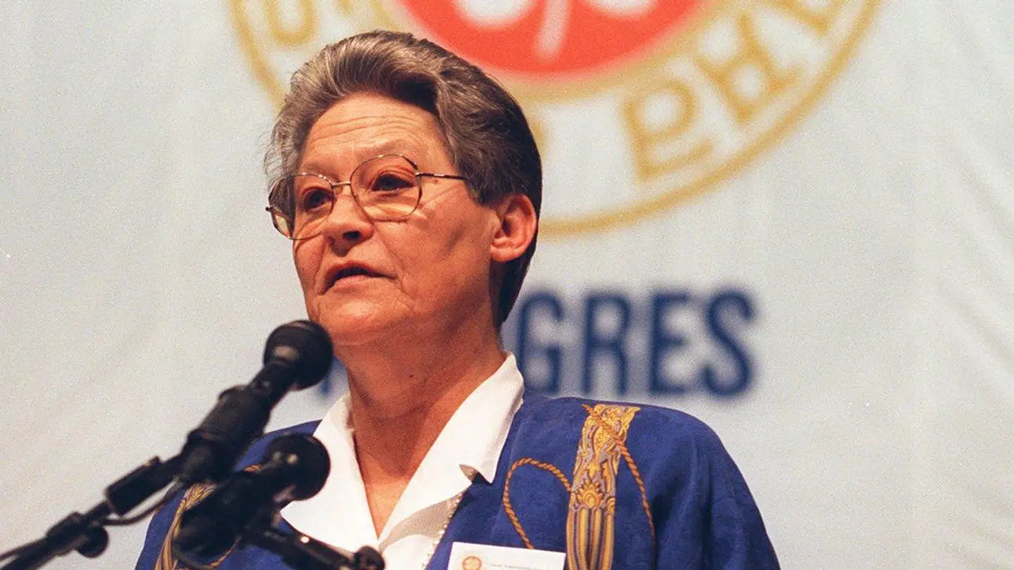 Kirsten Stallknecht er tirsdag afgået ved døden med sin familie omkring sig. Hun blev 83 år. Stallknecht var gennem næsten tre årtier formand for Dansk Sygeplejeråd. (Arkivfoto) Niels Ahlmann Olesen/Ritzau Scanpix