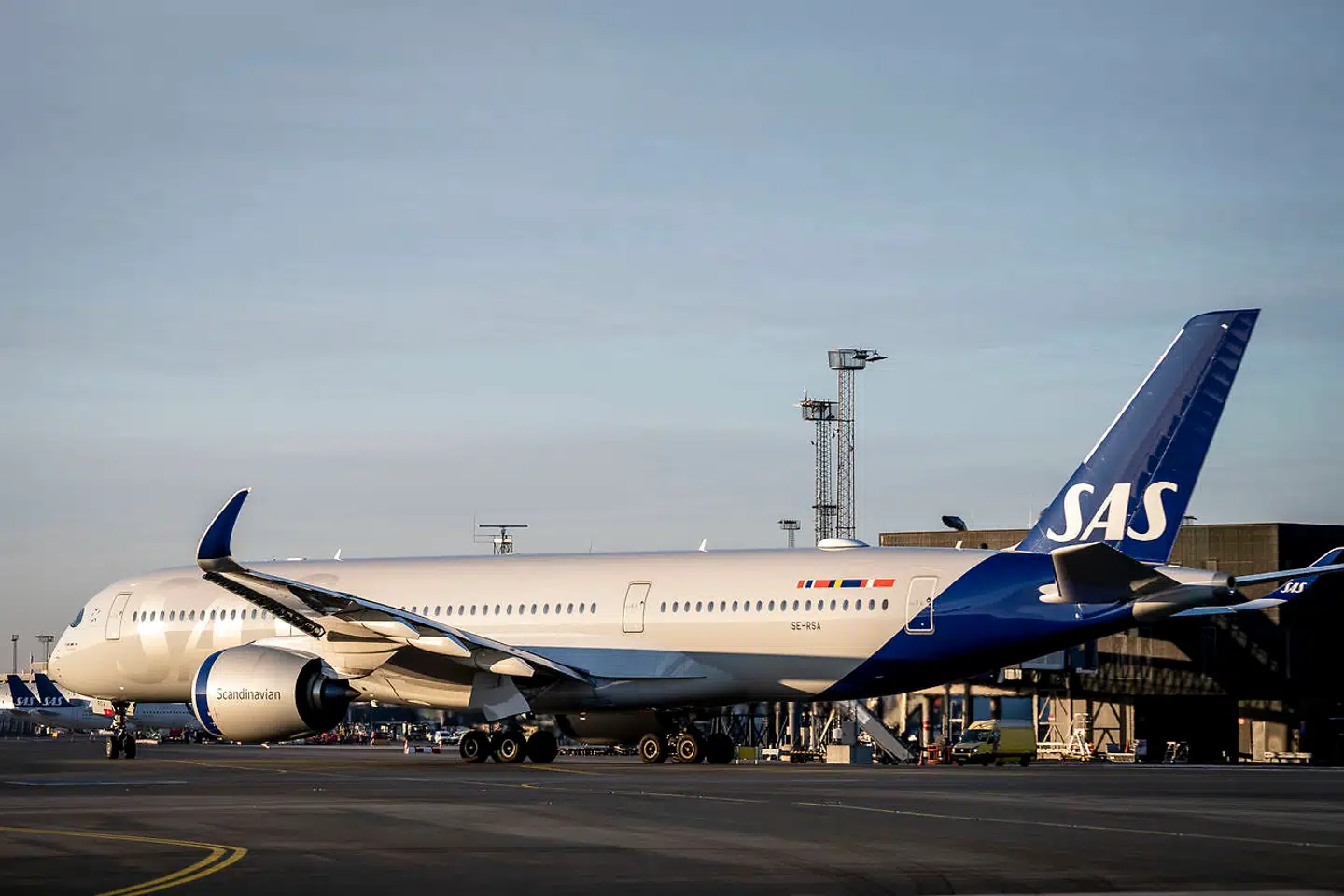 Arkivfoto: SAS-fly i Københavns Lufthavn i København, mandag den 1. februar 2021.