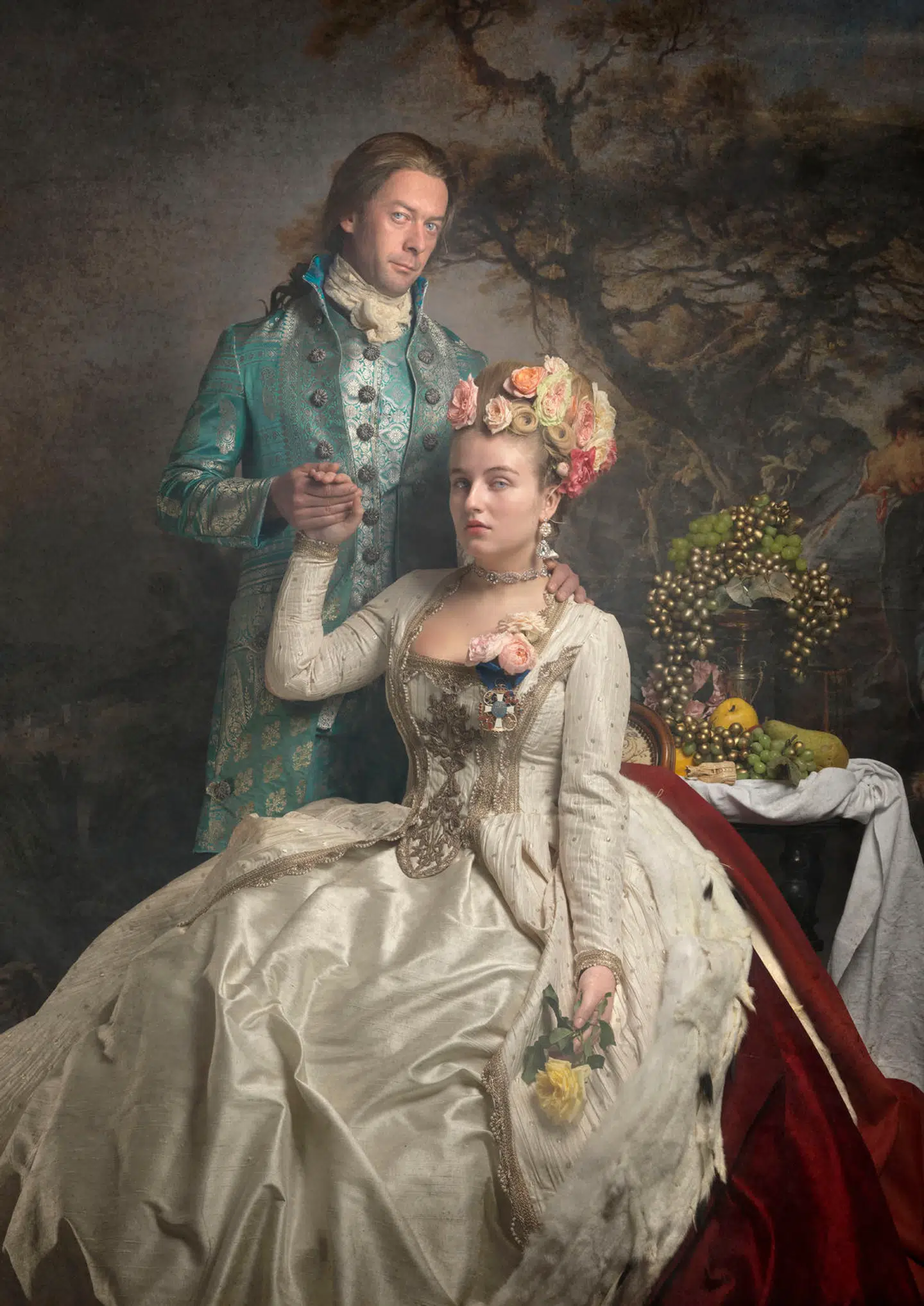 Kærlighedshistorien om kupmageren Struensee og dronning Caroline Mathilde har hos Jim Lyngvild fået denne sceneriske fortolkning.